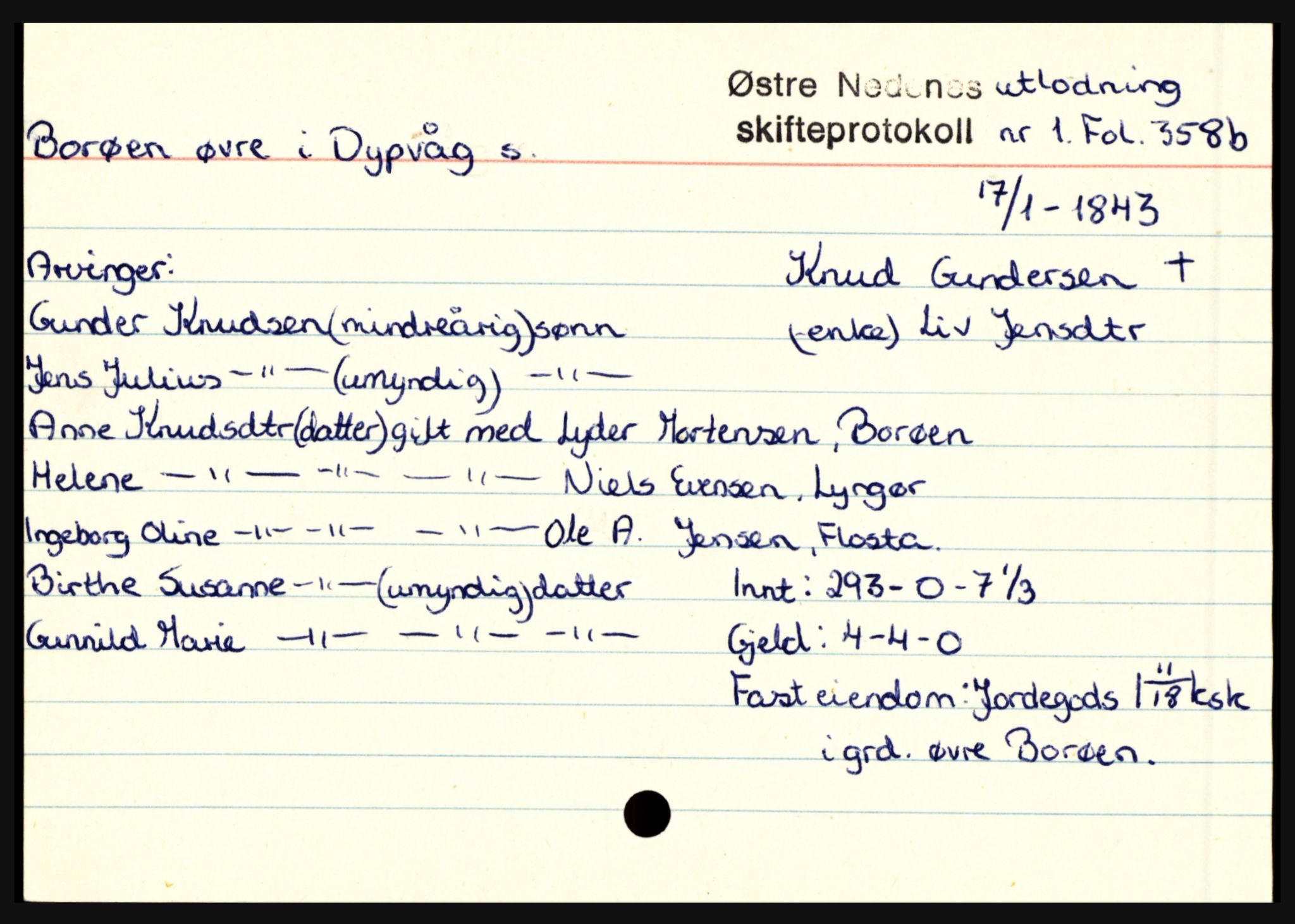 Holt sorenskriveri, AV/SAK-1221-0002/H, p. 215