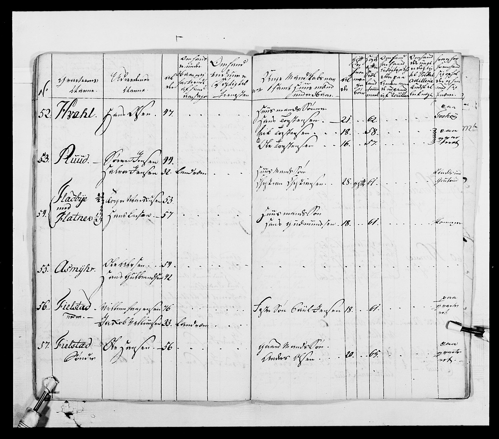 Generalitets- og kommissariatskollegiet, Det kongelige norske kommissariatskollegium, AV/RA-EA-5420/E/Eh/L0003: 1. Sønnafjelske dragonregiment, 1767-1812, p. 358