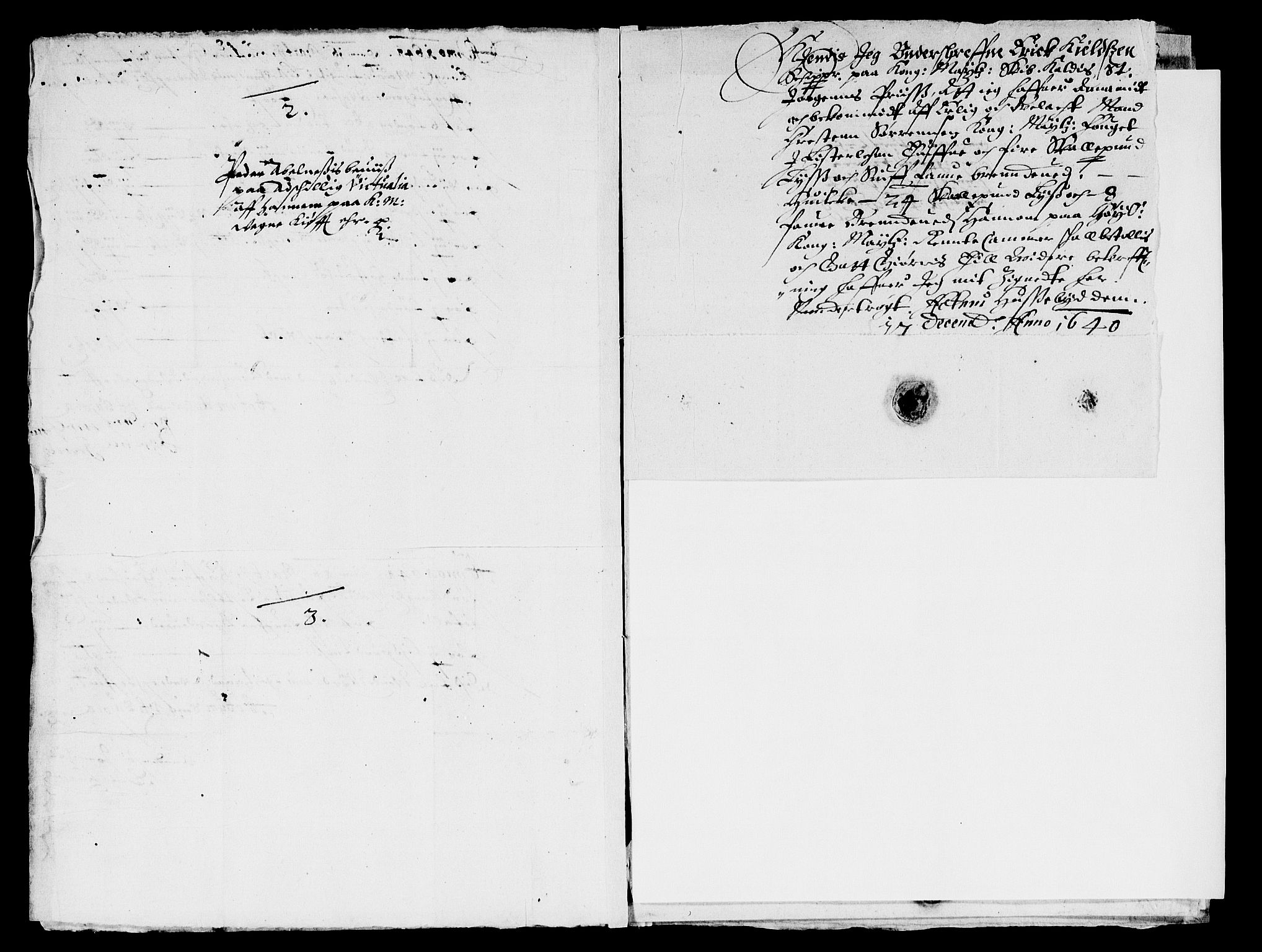 Rentekammeret inntil 1814, Reviderte regnskaper, Lensregnskaper, AV/RA-EA-5023/R/Rb/Rbr/L0013: Lista len, 1640-1642