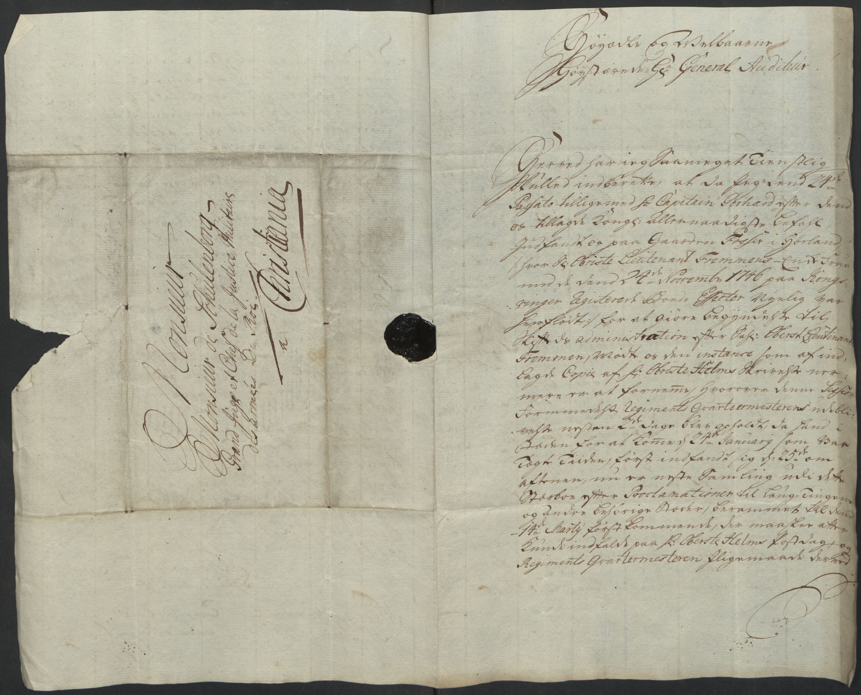 Forsvaret, Generalauditøren, AV/RA-RAFA-1772/F/Fj/Fja/L0020: --, 1746-1820, p. 43