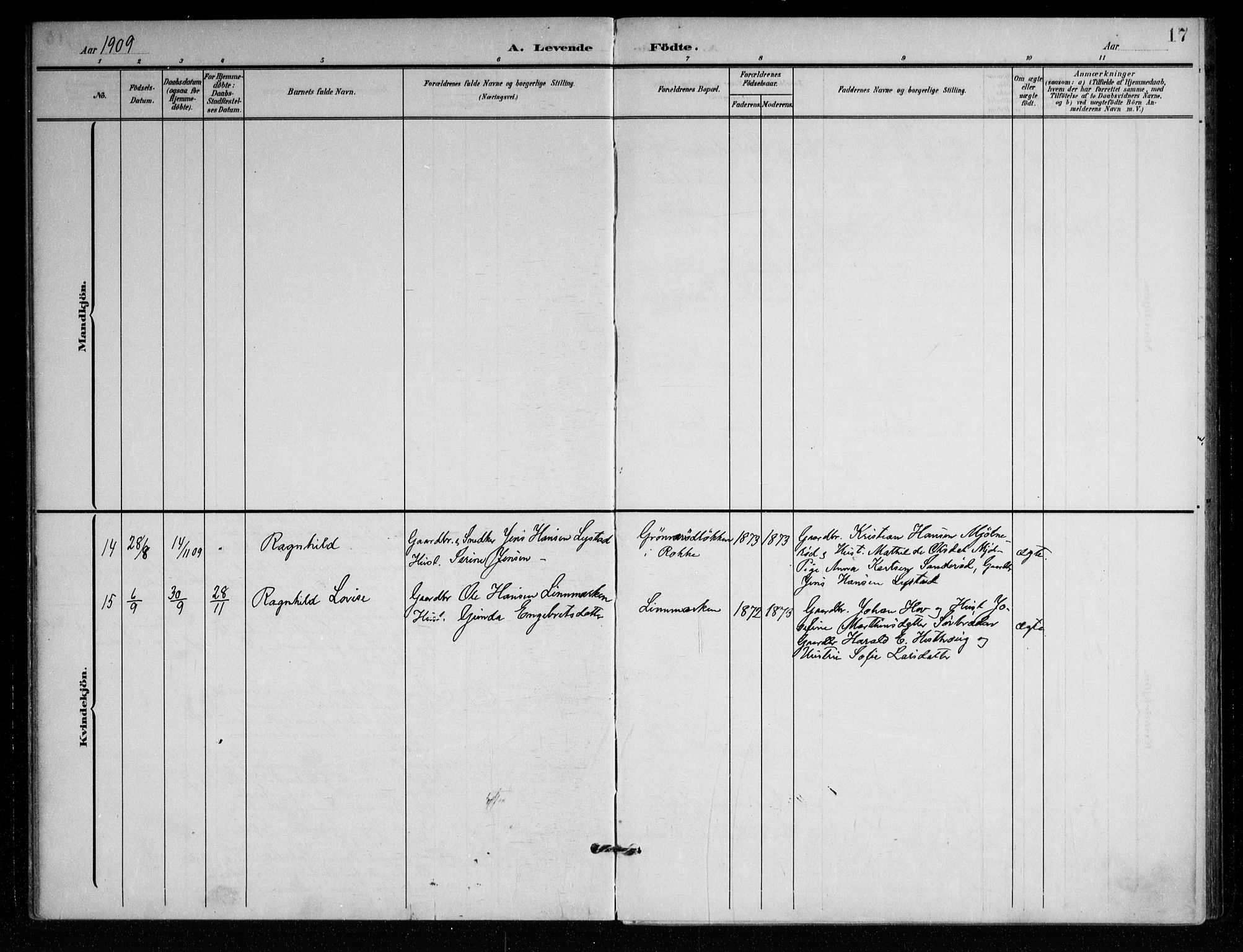 Berg prestekontor Kirkebøker, AV/SAO-A-10902/F/Fc/L0003: Parish register (official) no. III 3, 1902-1916, p. 17