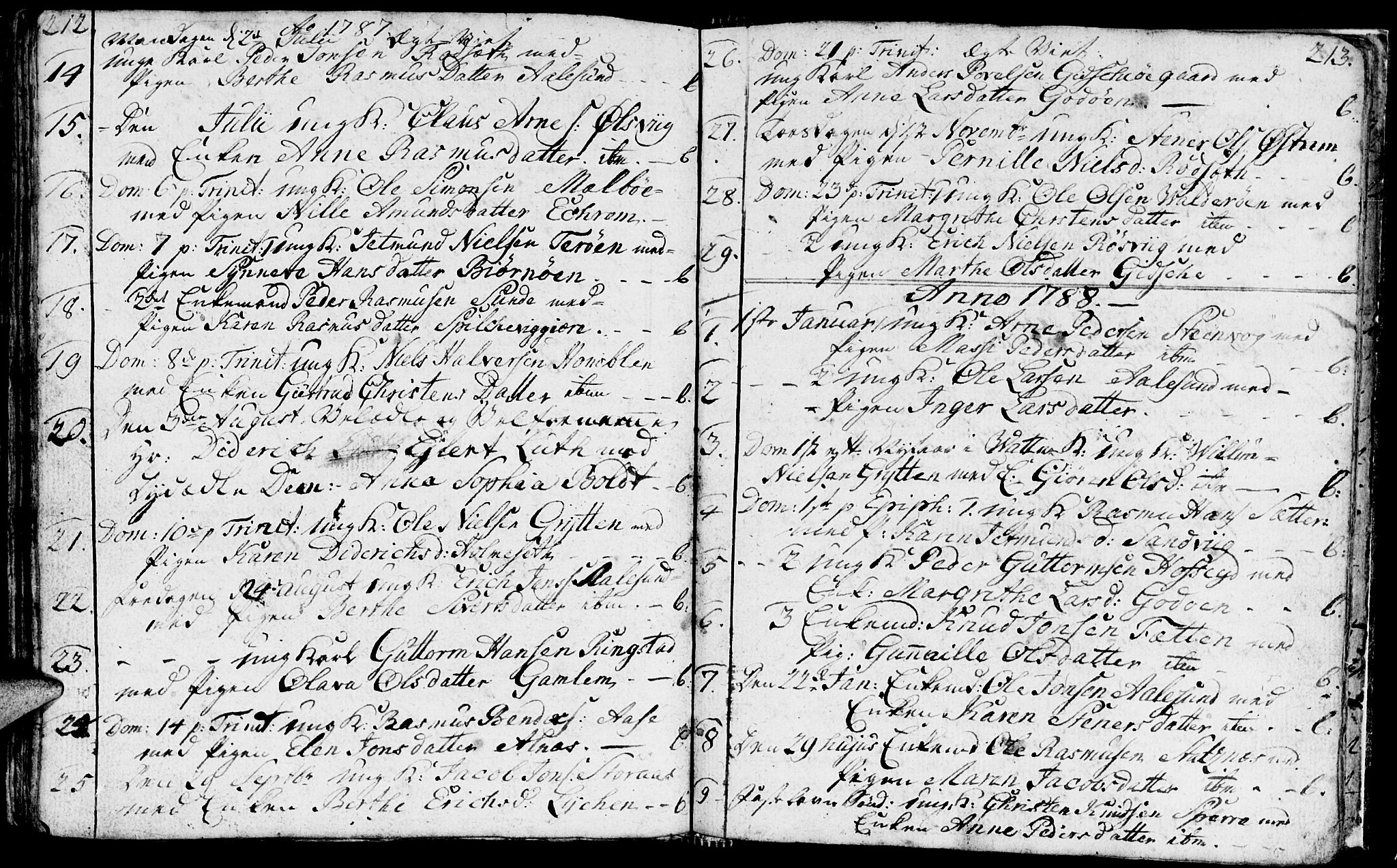 Ministerialprotokoller, klokkerbøker og fødselsregistre - Møre og Romsdal, SAT/A-1454/528/L0421: Parish register (copy) no. 528C02, 1785-1800, p. 212-213