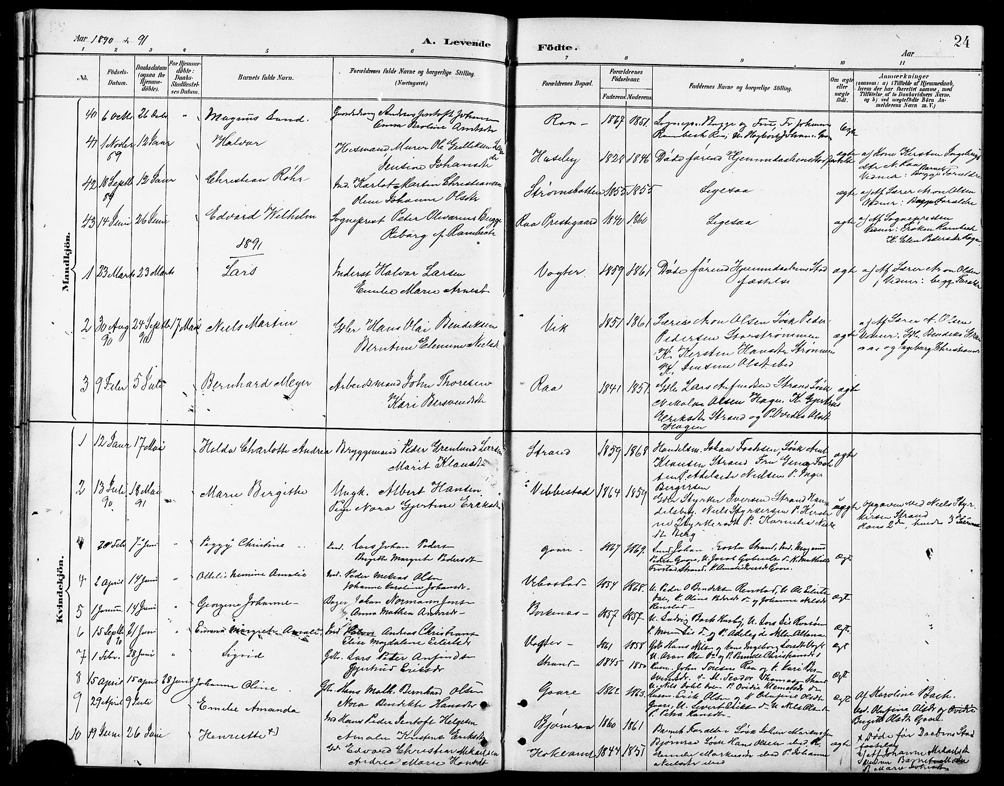 Kvæfjord sokneprestkontor, SATØ/S-1323/G/Ga/Gab/L0005klokker: Parish register (copy) no. 5, 1886-1911, p. 24