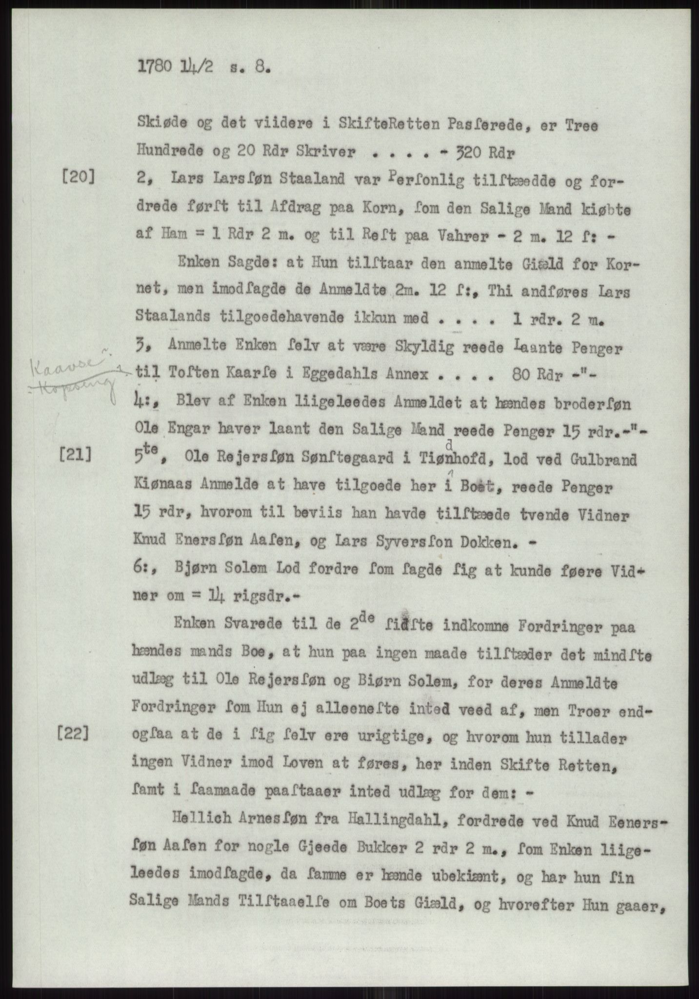 Samlinger til kildeutgivelse, Diplomavskriftsamlingen, AV/RA-EA-4053/H/Ha, p. 918