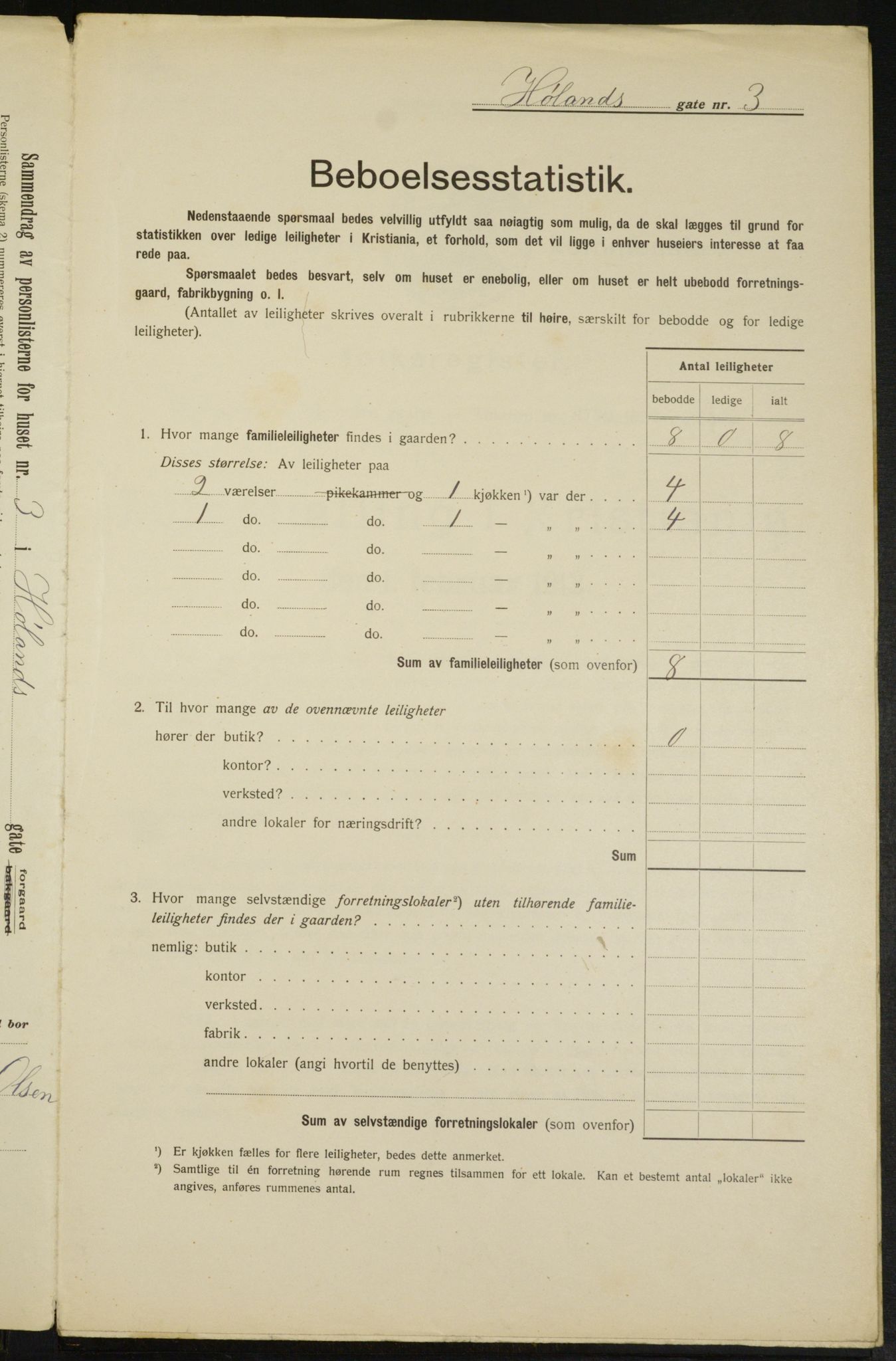 OBA, Municipal Census 1913 for Kristiania, 1913, p. 42137