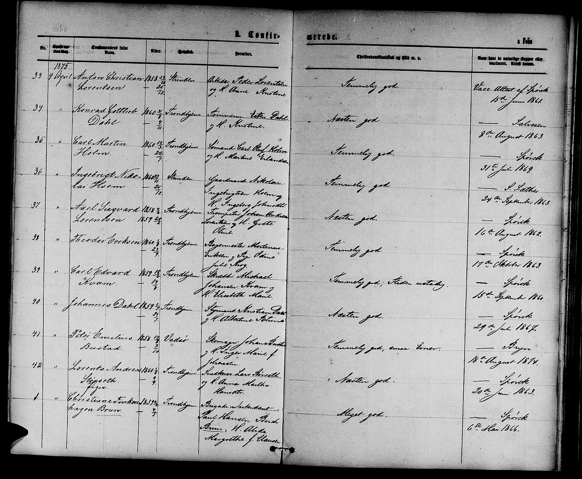 Ministerialprotokoller, klokkerbøker og fødselsregistre - Sør-Trøndelag, AV/SAT-A-1456/601/L0087: Parish register (copy) no. 601C05, 1864-1881, p. 209e