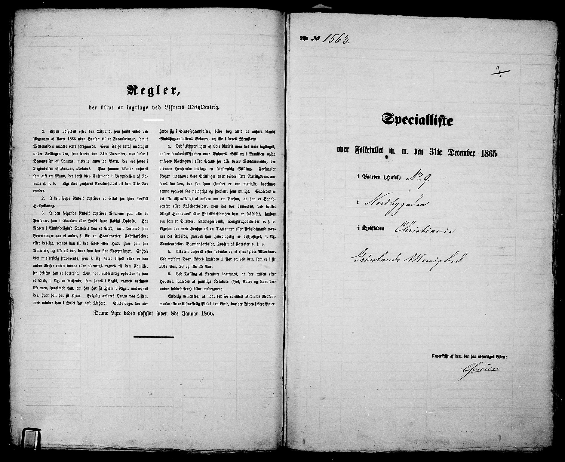 RA, 1865 census for Kristiania, 1865, p. 3550
