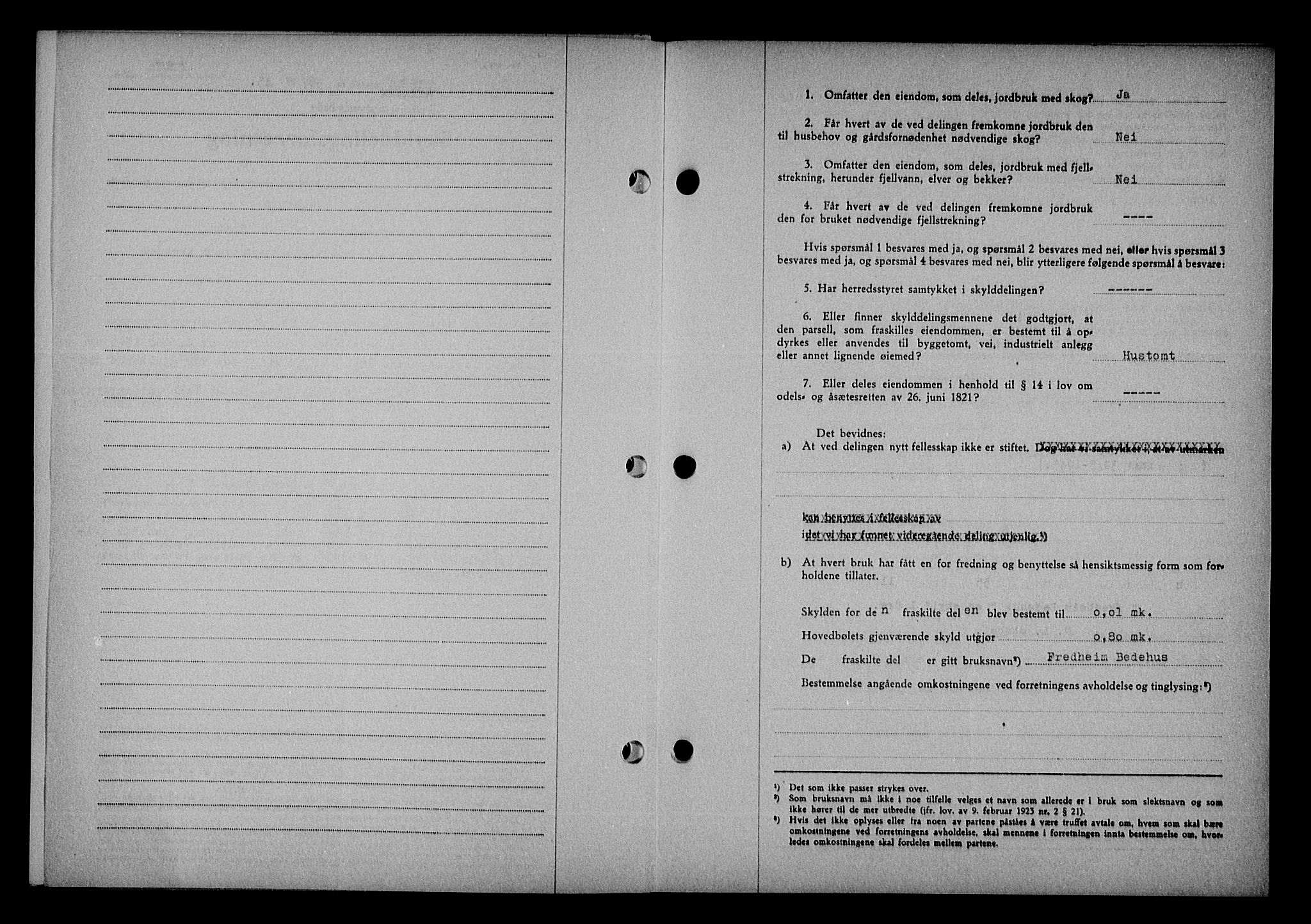 Vestre Nedenes/Sand sorenskriveri, SAK/1221-0010/G/Gb/Gba/L0053: Mortgage book no. A 6, 1944-1945, Diary no: : 367/1945