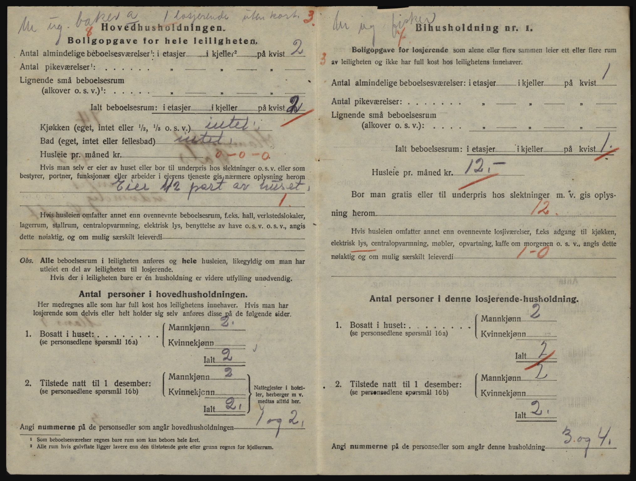 SATØ, 1920 census for Hammerfest, 1920, p. 1265