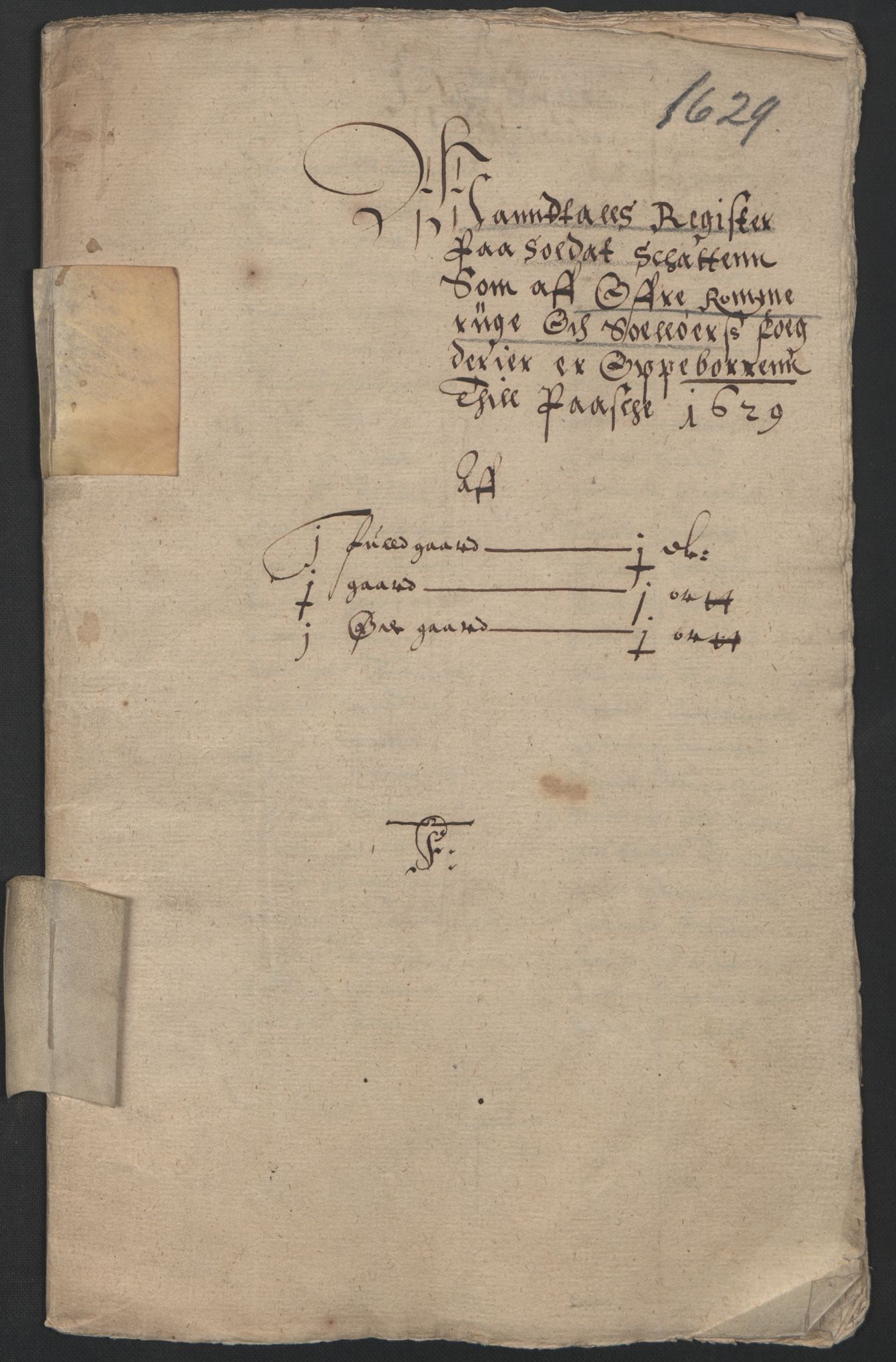 Rentekammeret inntil 1814, Reviderte regnskaper, Lensregnskaper, AV/RA-EA-5023/R/Rb/Rba/L0092: Akershus len, 1628-1629