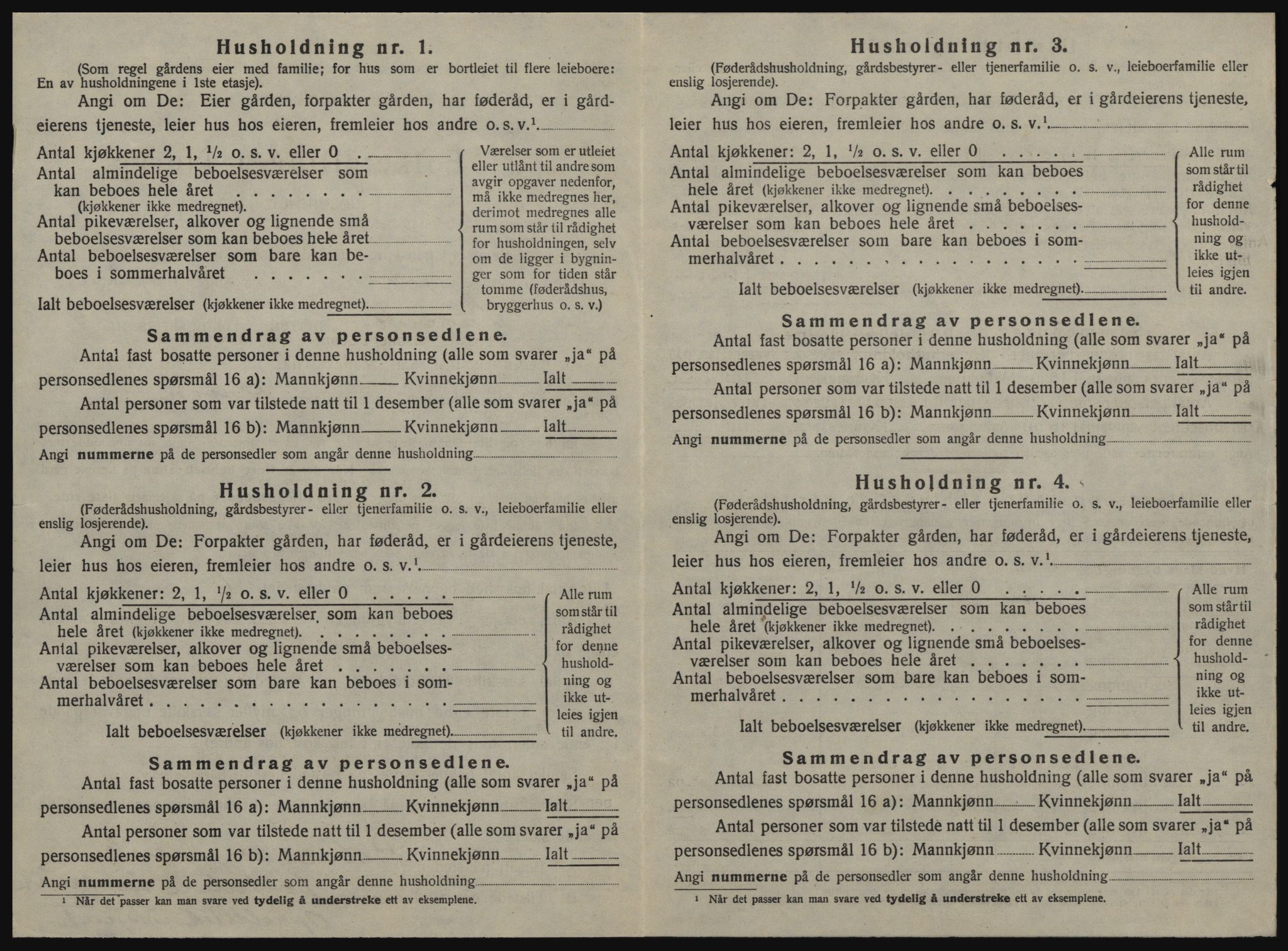 SAT, 1920 census for Lensvik, 1920, p. 371