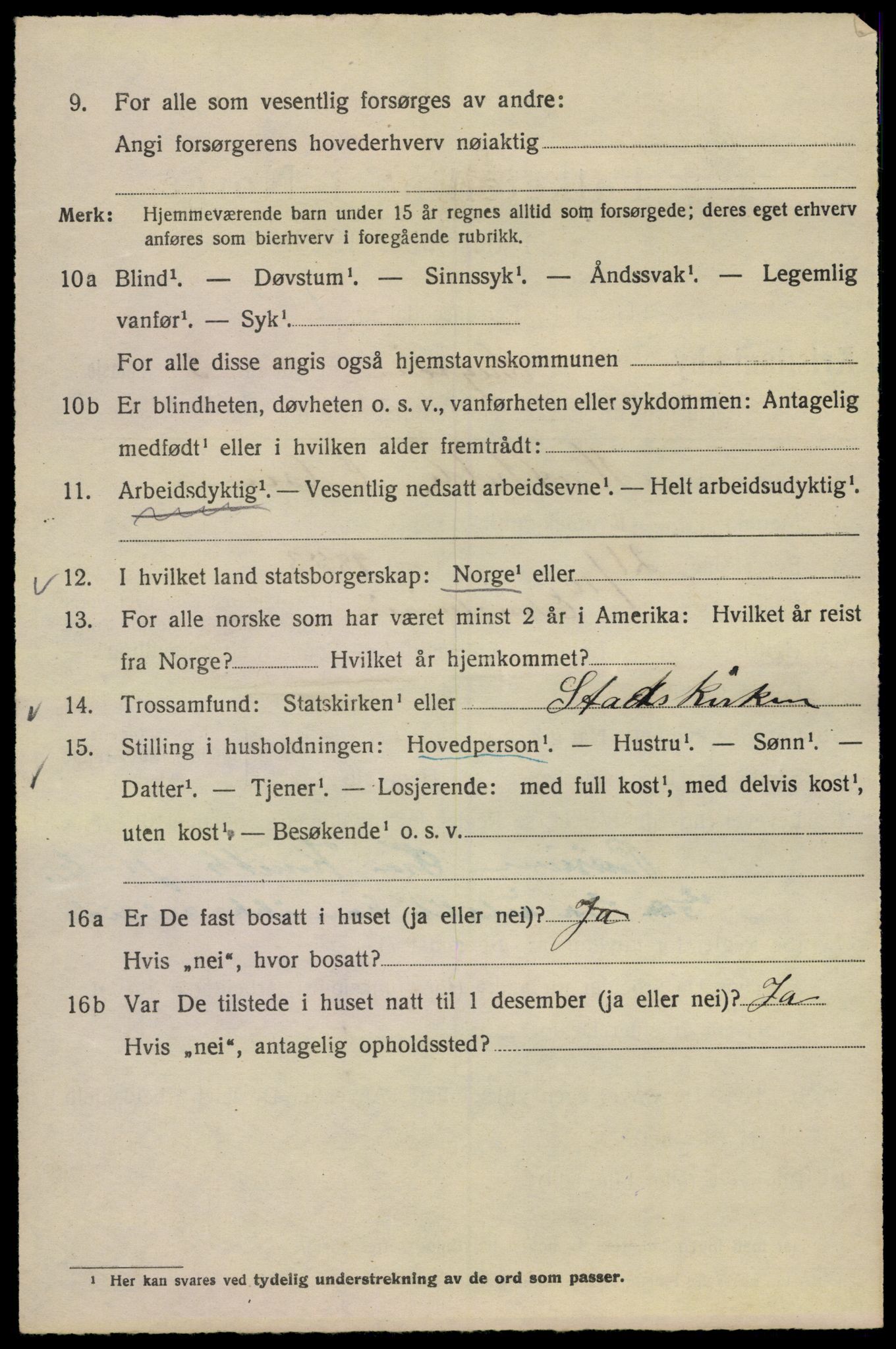 SAO, 1920 census for Kristiania, 1920, p. 476894