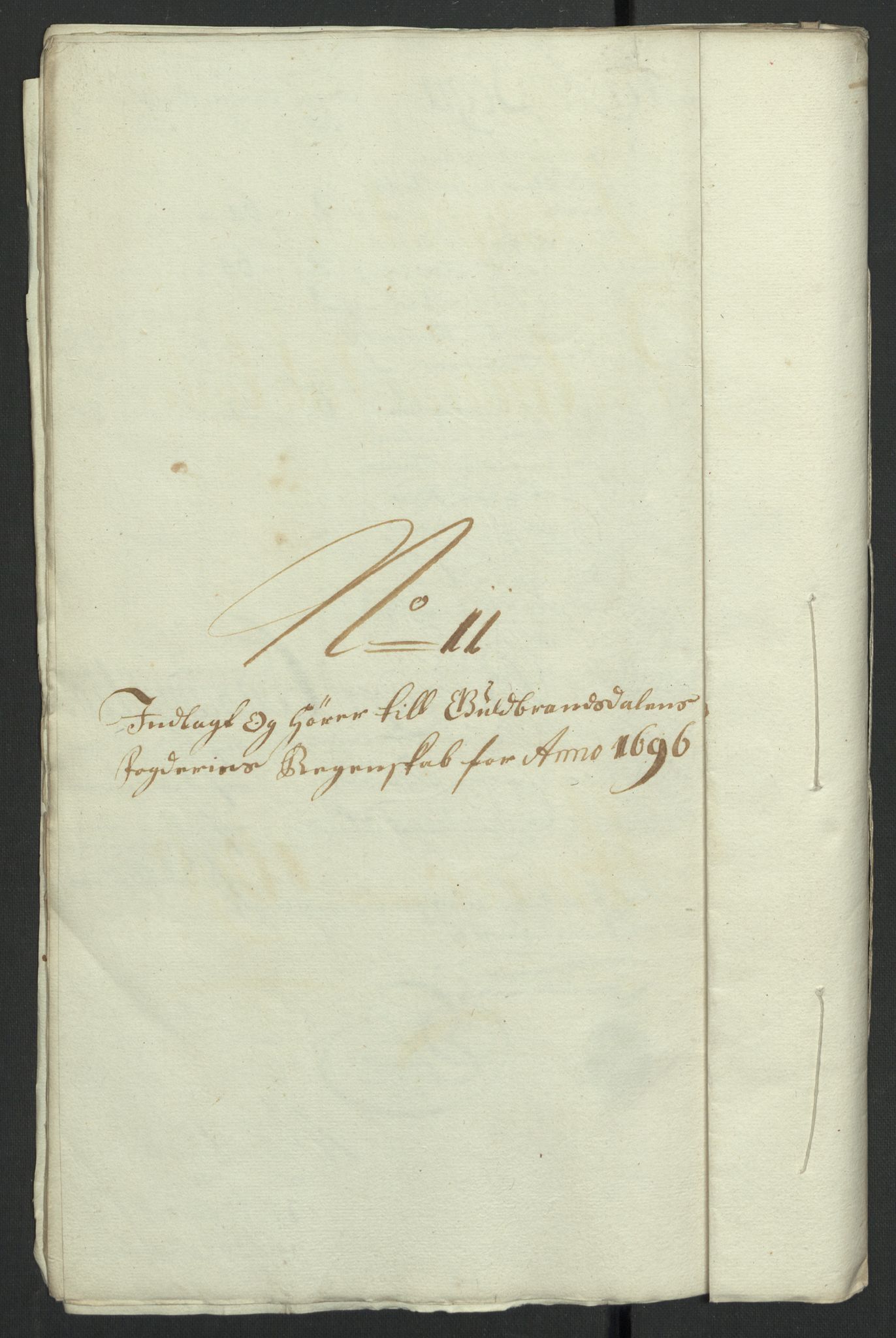 Rentekammeret inntil 1814, Reviderte regnskaper, Fogderegnskap, AV/RA-EA-4092/R17/L1170: Fogderegnskap Gudbrandsdal, 1696-1697, p. 141