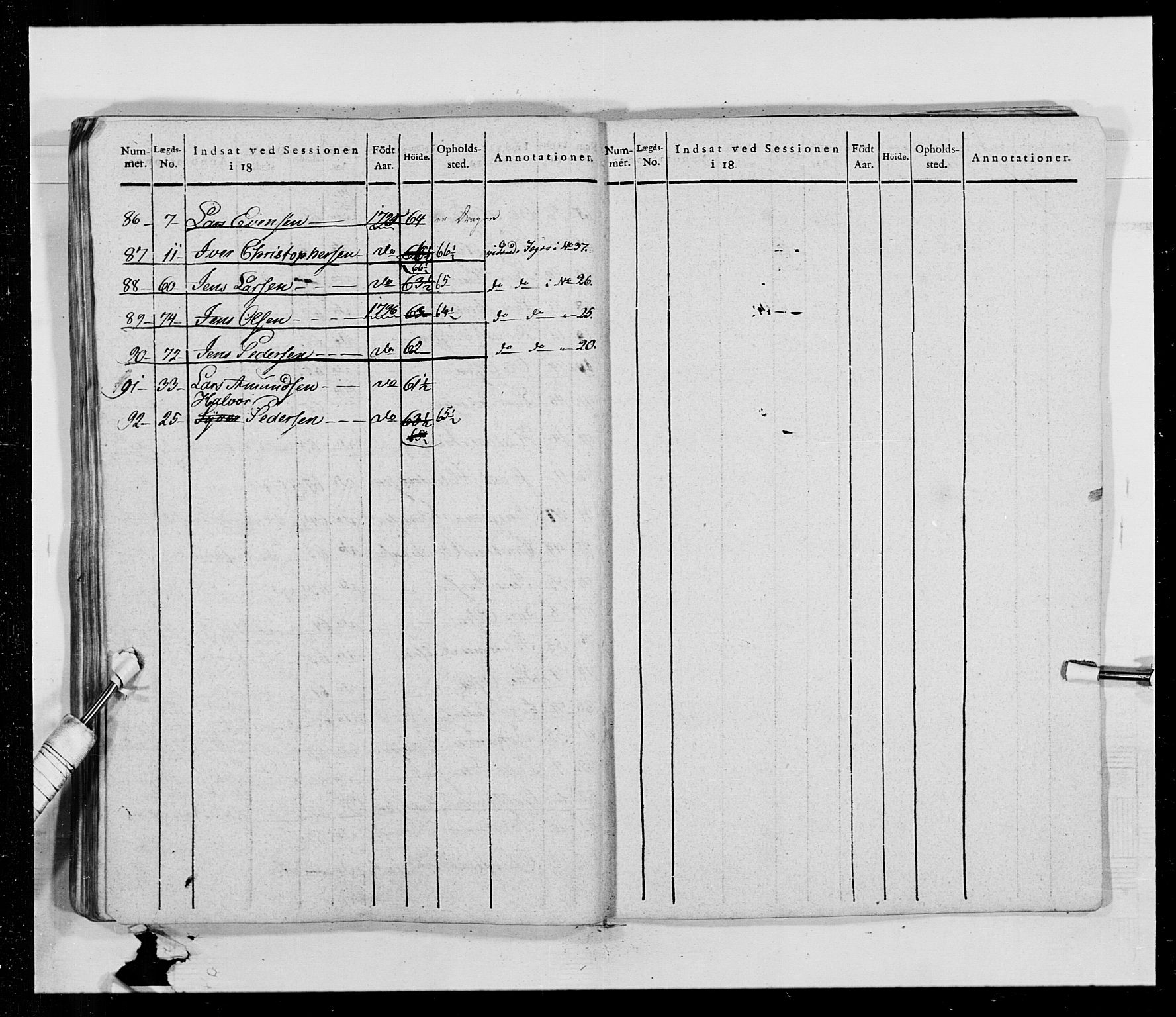 Generalitets- og kommissariatskollegiet, Det kongelige norske kommissariatskollegium, AV/RA-EA-5420/E/Eh/L0014: 3. Sønnafjelske dragonregiment, 1776-1813, p. 442