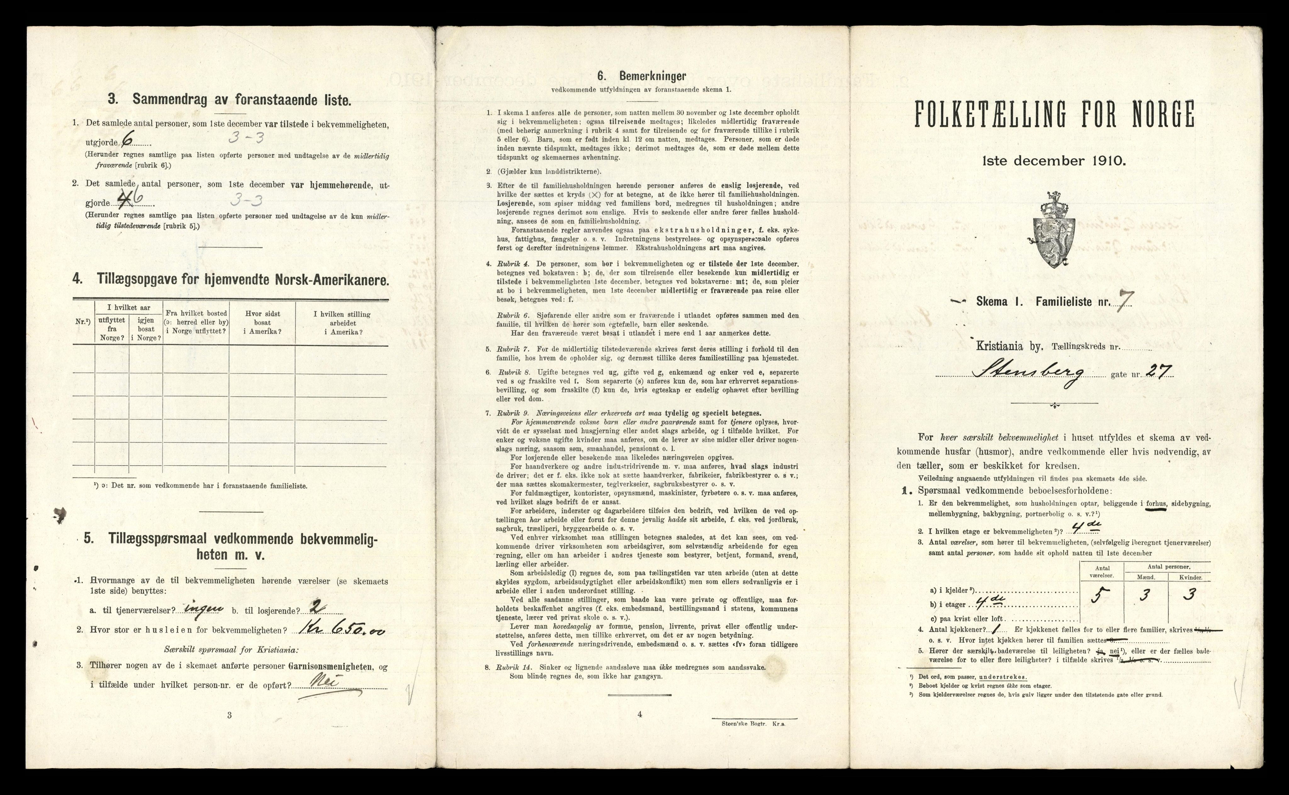 RA, 1910 census for Kristiania, 1910, p. 97885