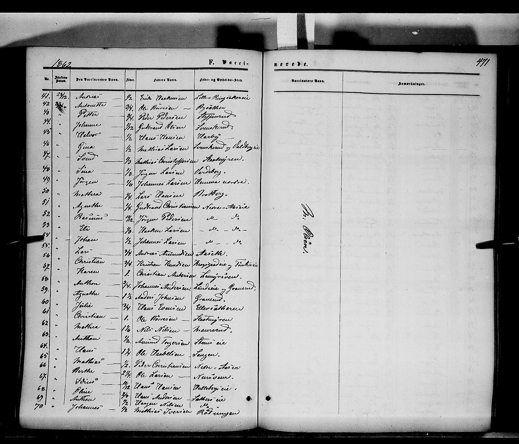 Ringsaker prestekontor, AV/SAH-PREST-014/K/Ka/L0010: Parish register (official) no. 10, 1861-1869, p. 471