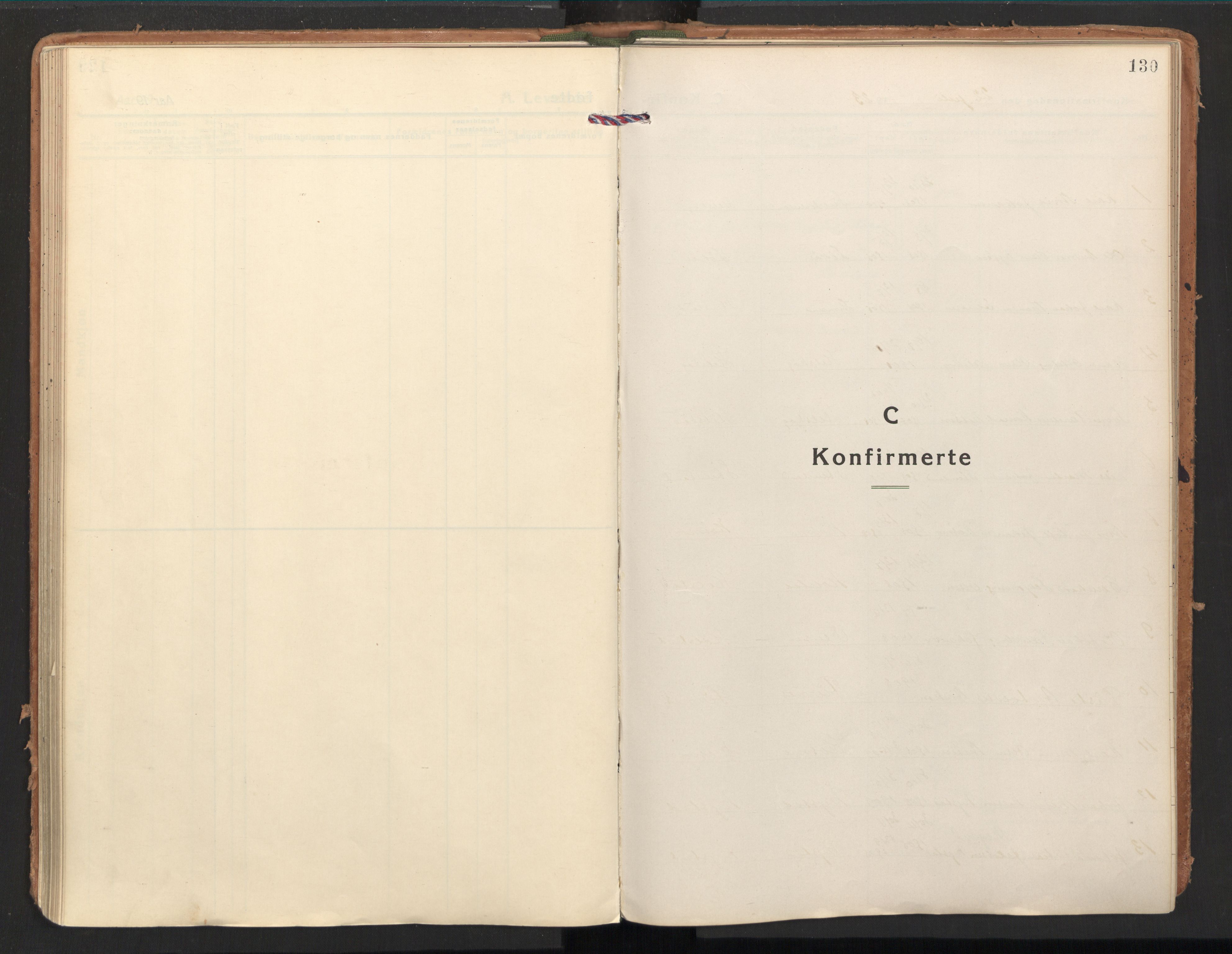 Ministerialprotokoller, klokkerbøker og fødselsregistre - Nordland, AV/SAT-A-1459/851/L0725: Parish register (official) no. 851A02, 1922-1944, p. 130