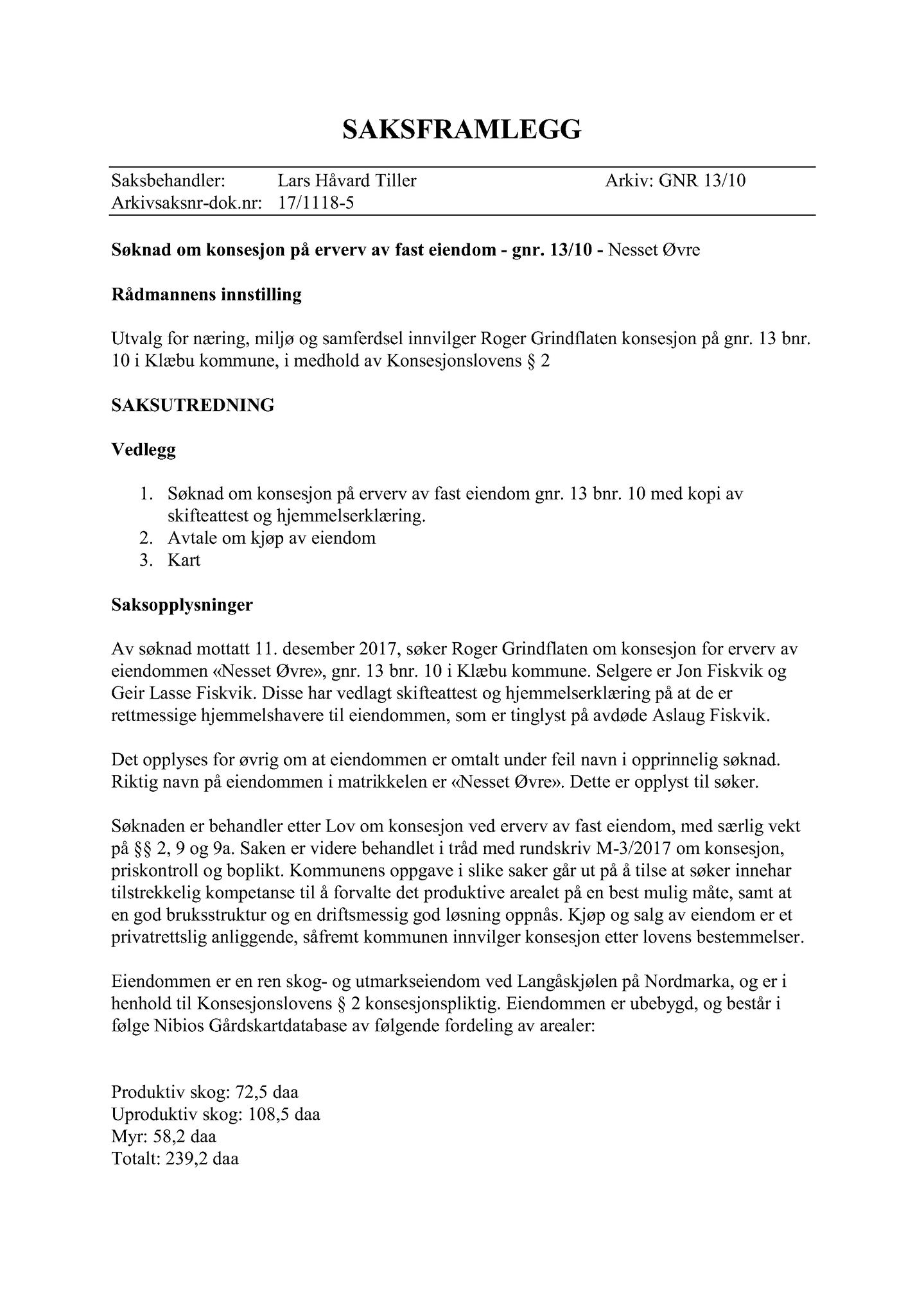 Klæbu Kommune, TRKO/KK/06-UM/L005: Utvalg for miljø - Møtedokumenter 2018, 2018, p. 290