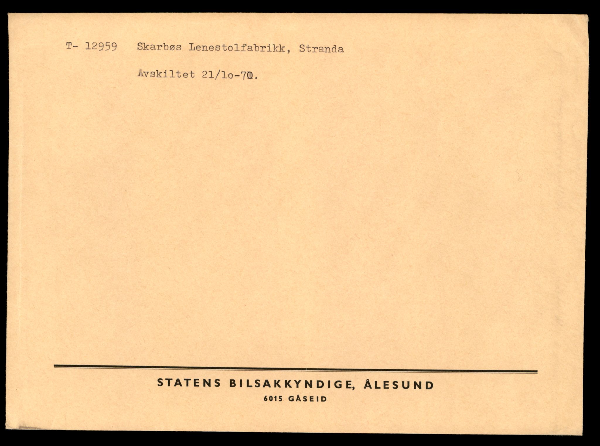 Møre og Romsdal vegkontor - Ålesund trafikkstasjon, AV/SAT-A-4099/F/Fe/L0036: Registreringskort for kjøretøy T 12831 - T 13030, 1927-1998, p. 1927