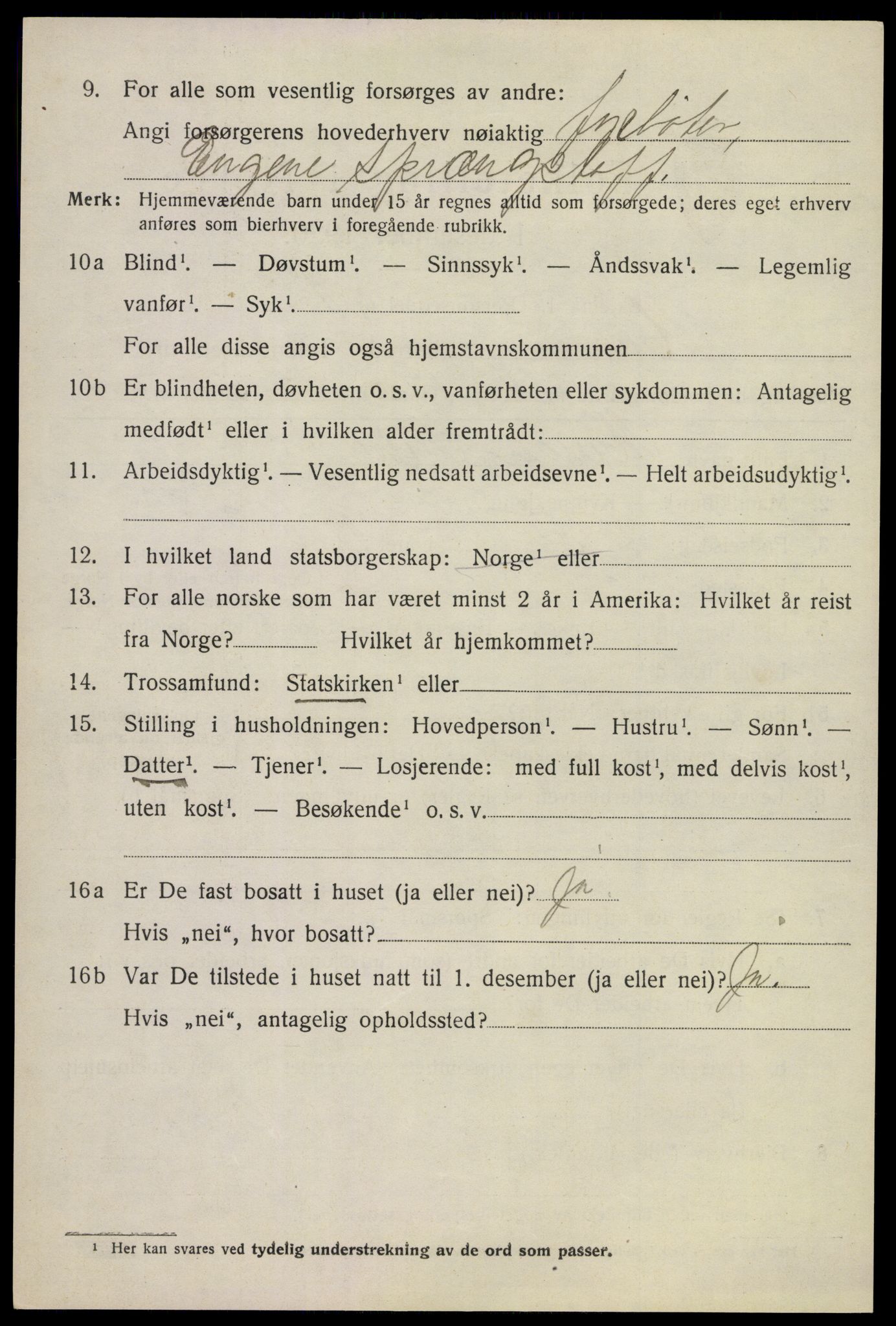 SAKO, 1920 census for Hurum, 1920, p. 3093