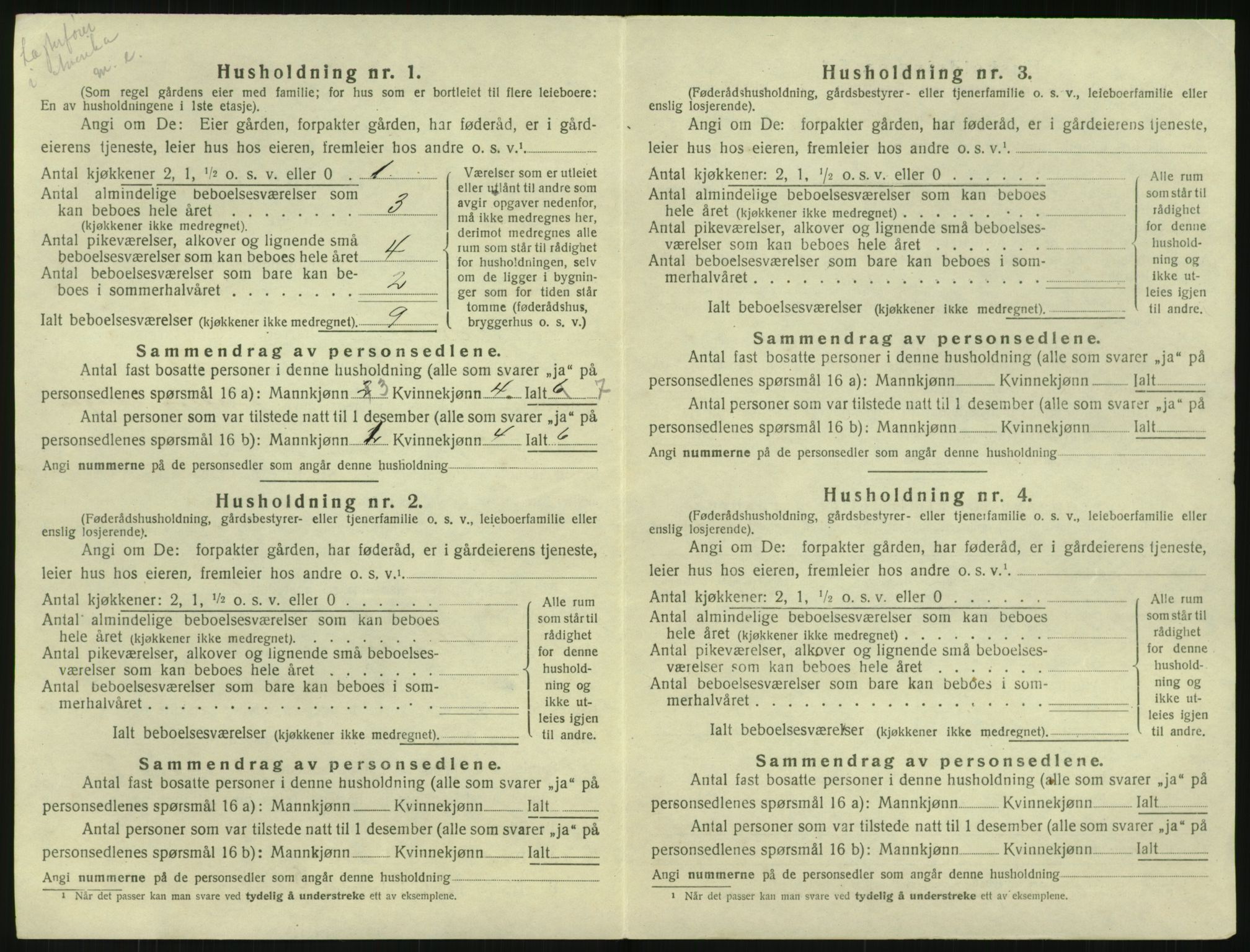 SAK, 1920 census for Hisøy, 1920, p. 359