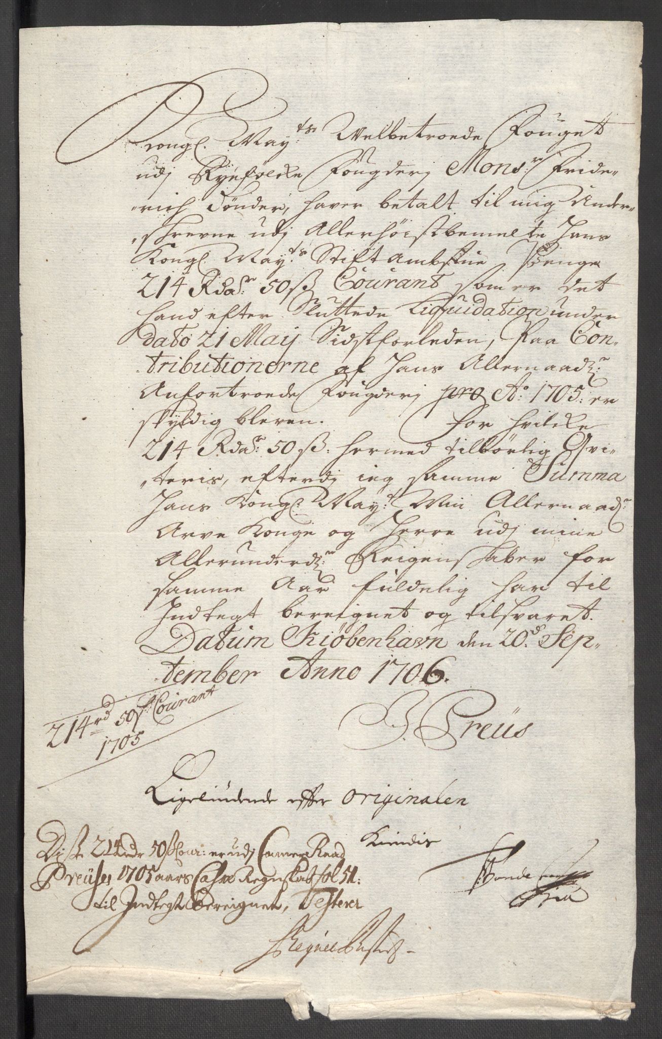 Rentekammeret inntil 1814, Reviderte regnskaper, Fogderegnskap, AV/RA-EA-4092/R47/L2860: Fogderegnskap Ryfylke, 1703-1705, p. 549