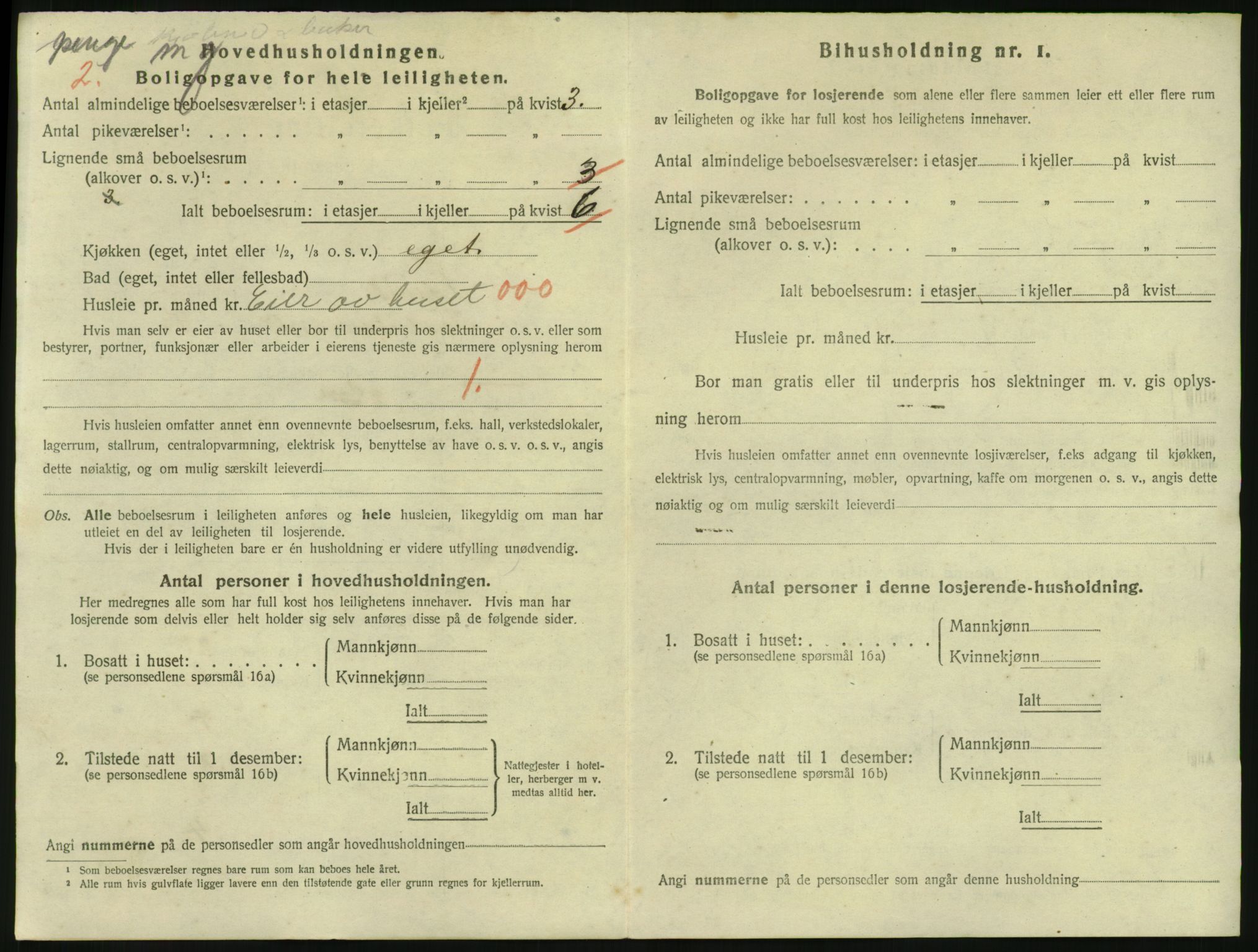 SAKO, 1920 census for Larvik, 1920, p. 3025