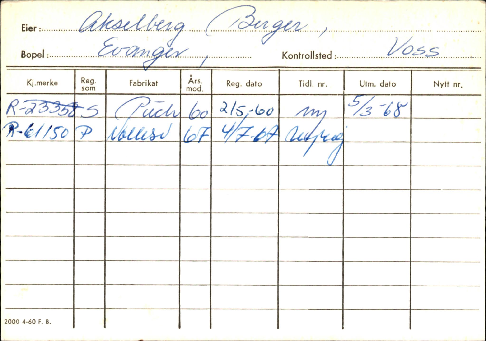 Statens vegvesen, Hordaland vegkontor, AV/SAB-A-5201/2/Ha/L0001: R-eierkort A, 1920-1971, p. 223