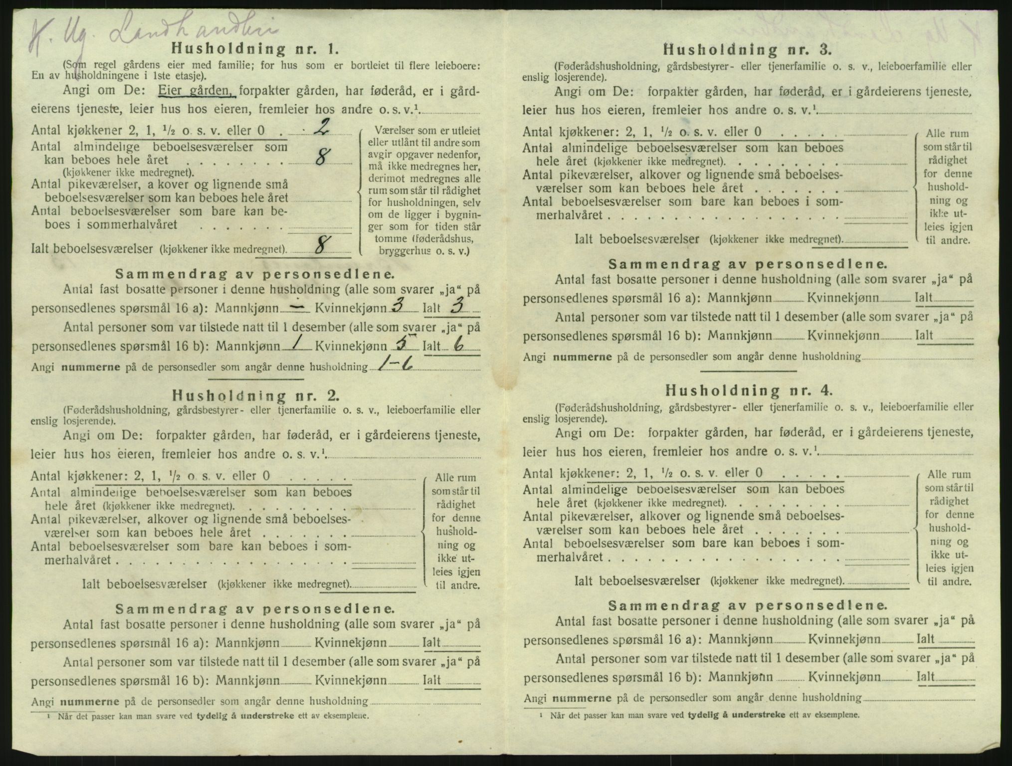 SAKO, 1920 census for Brunlanes, 1920, p. 1846