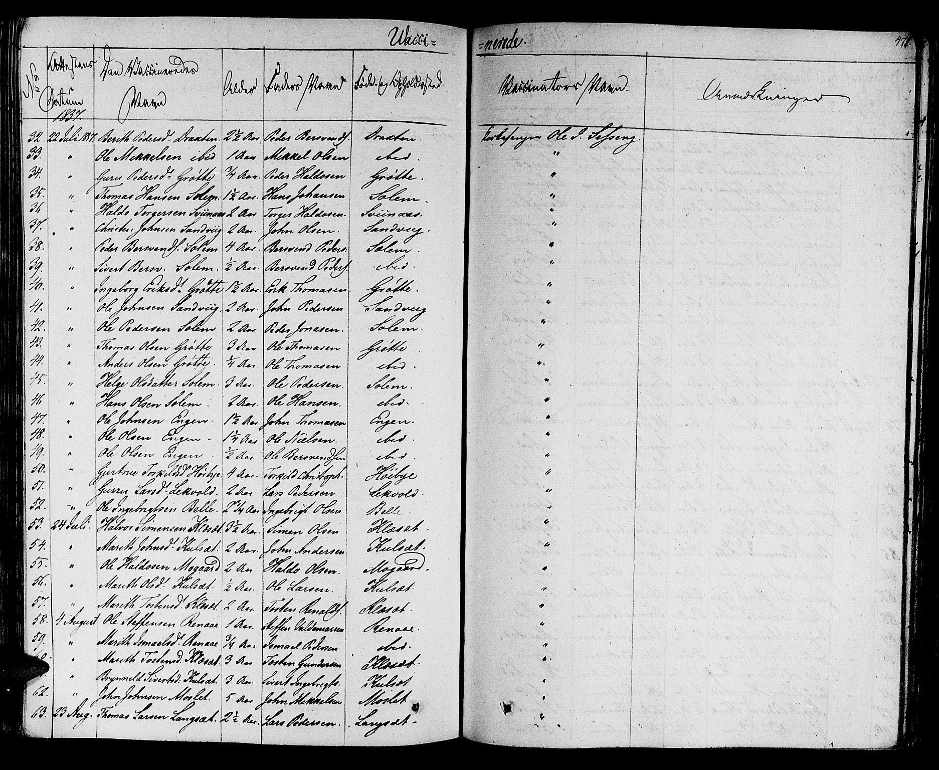 Ministerialprotokoller, klokkerbøker og fødselsregistre - Sør-Trøndelag, SAT/A-1456/695/L1143: Parish register (official) no. 695A05 /1, 1824-1842, p. 471