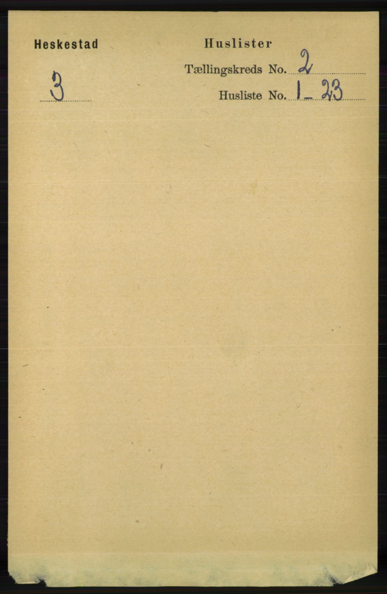 RA, 1891 census for 1113 Heskestad, 1891, p. 245