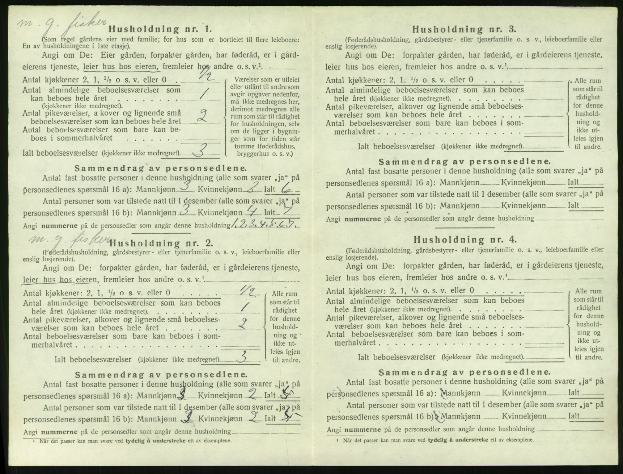 SAT, 1920 census for Edøy, 1920, p. 363