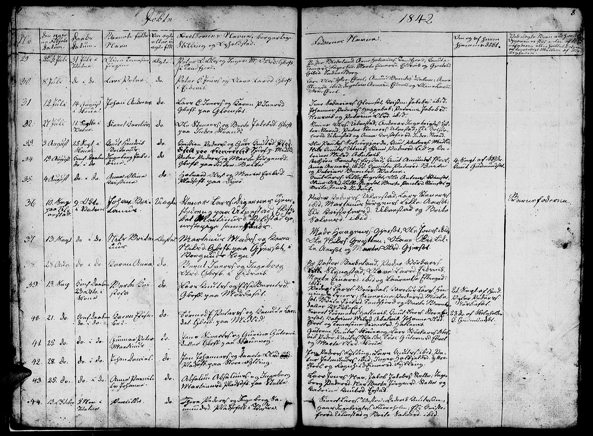 Ministerialprotokoller, klokkerbøker og fødselsregistre - Møre og Romsdal, AV/SAT-A-1454/524/L0362: Parish register (copy) no. 524C03, 1840-1854, p. 8