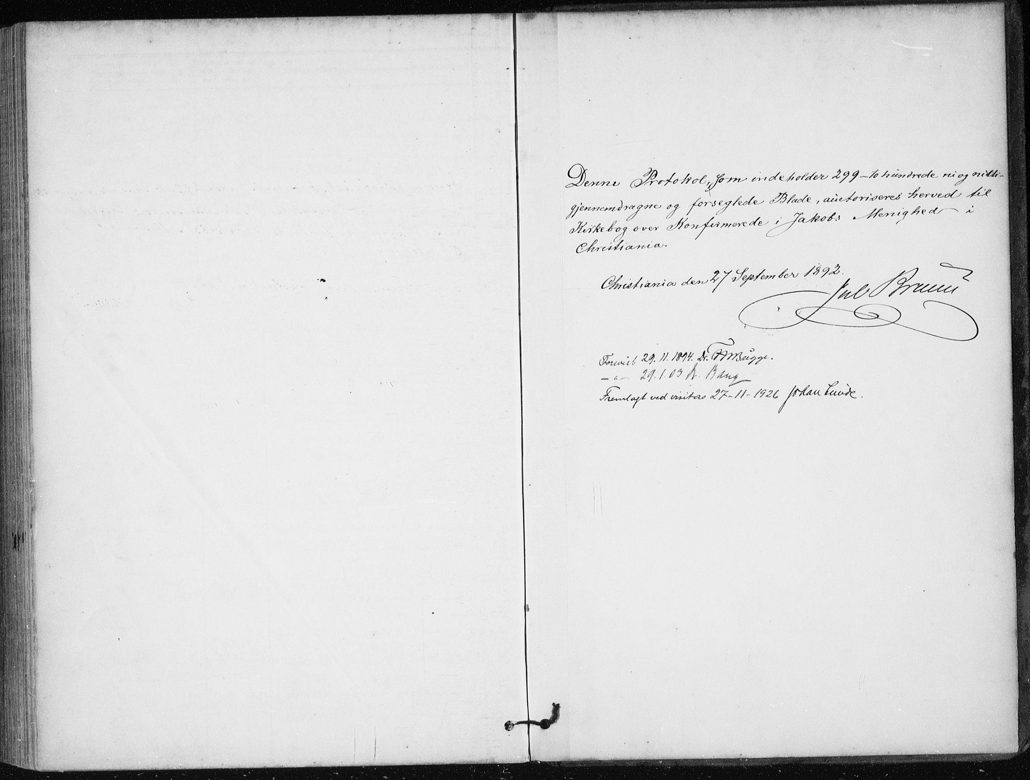 Jakob prestekontor Kirkebøker, SAO/A-10850/F/Fa/L0008: Parish register (official) no. 8, 1892-1924