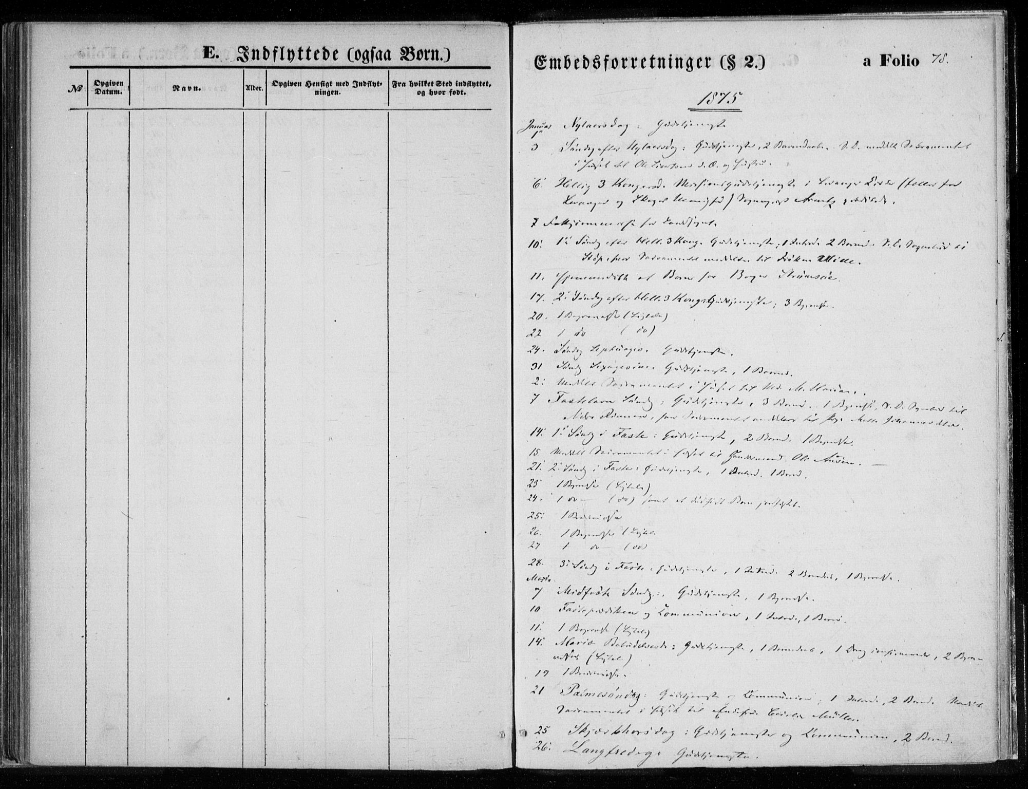 Ministerialprotokoller, klokkerbøker og fødselsregistre - Nord-Trøndelag, AV/SAT-A-1458/720/L0187: Parish register (official) no. 720A04 /1, 1875-1879, p. 78