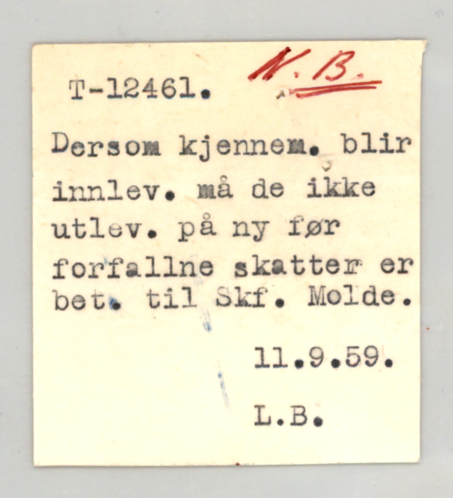 Møre og Romsdal vegkontor - Ålesund trafikkstasjon, AV/SAT-A-4099/F/Fe/L0033: Registreringskort for kjøretøy T 12151 - T 12474, 1927-1998, p. 3537