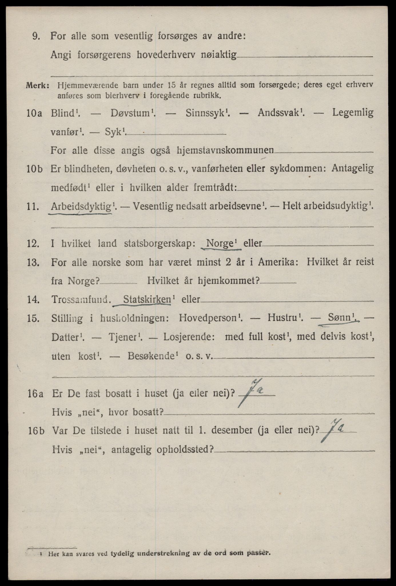 SAST, 1920 census for Nærbø, 1920, p. 2550