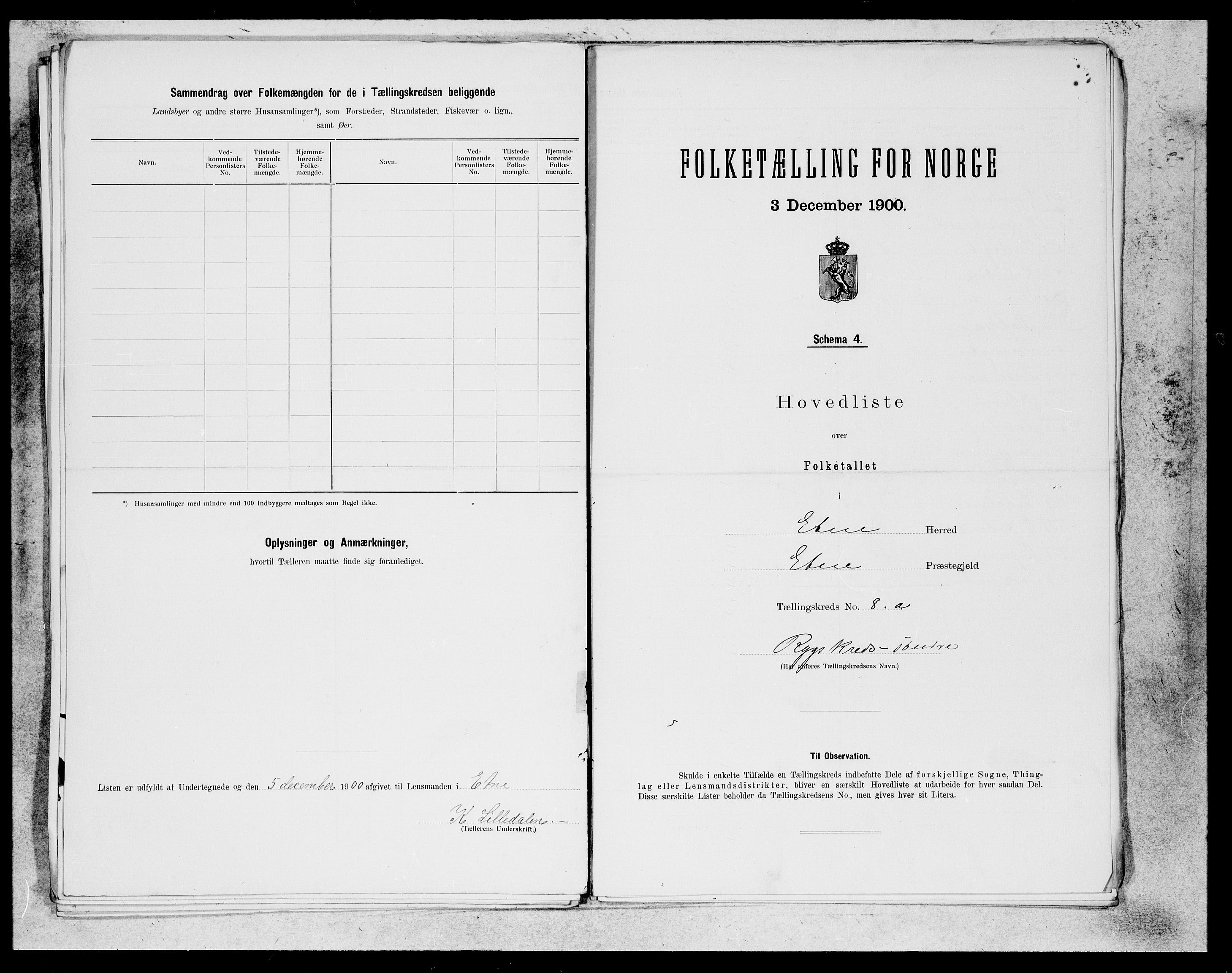 SAB, 1900 census for Etne, 1900, p. 27