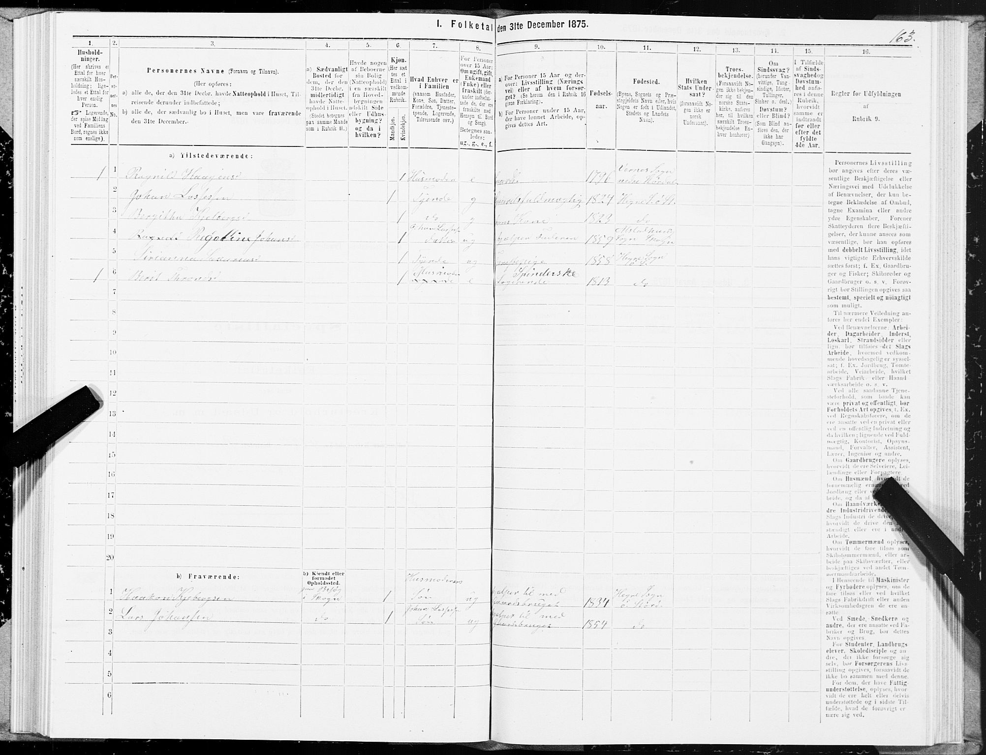 SAT, 1875 census for 1711P Øvre Stjørdal, 1875, p. 1163