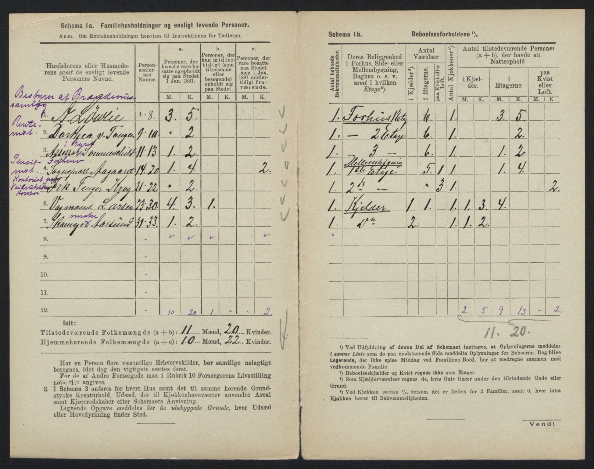 RA, 1891 census for 0301 Kristiania, 1891, p. 41886