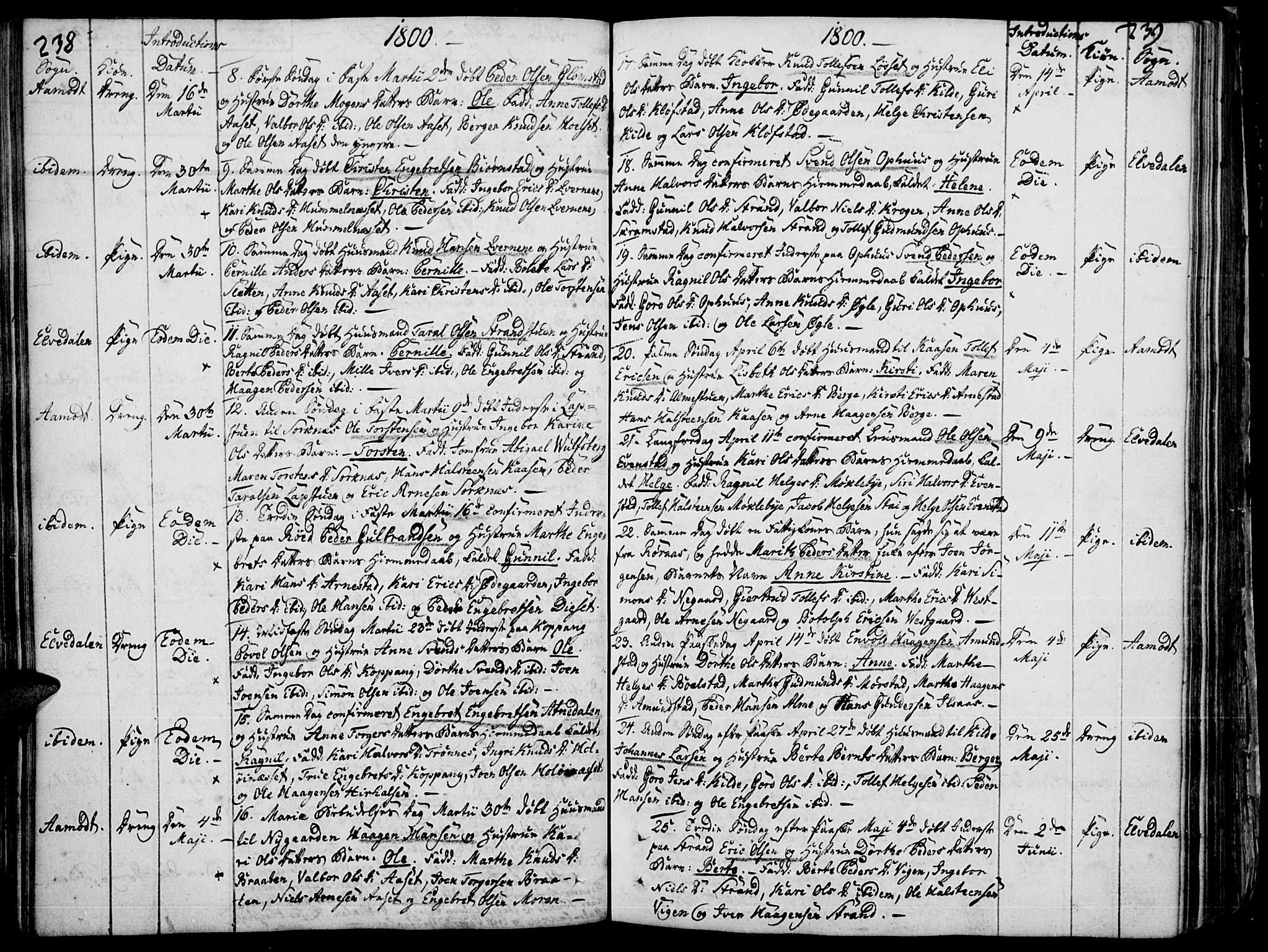 Åmot prestekontor, Hedmark, SAH/PREST-056/H/Ha/Haa/L0003: Parish register (official) no. 3, 1780-1810, p. 238-239