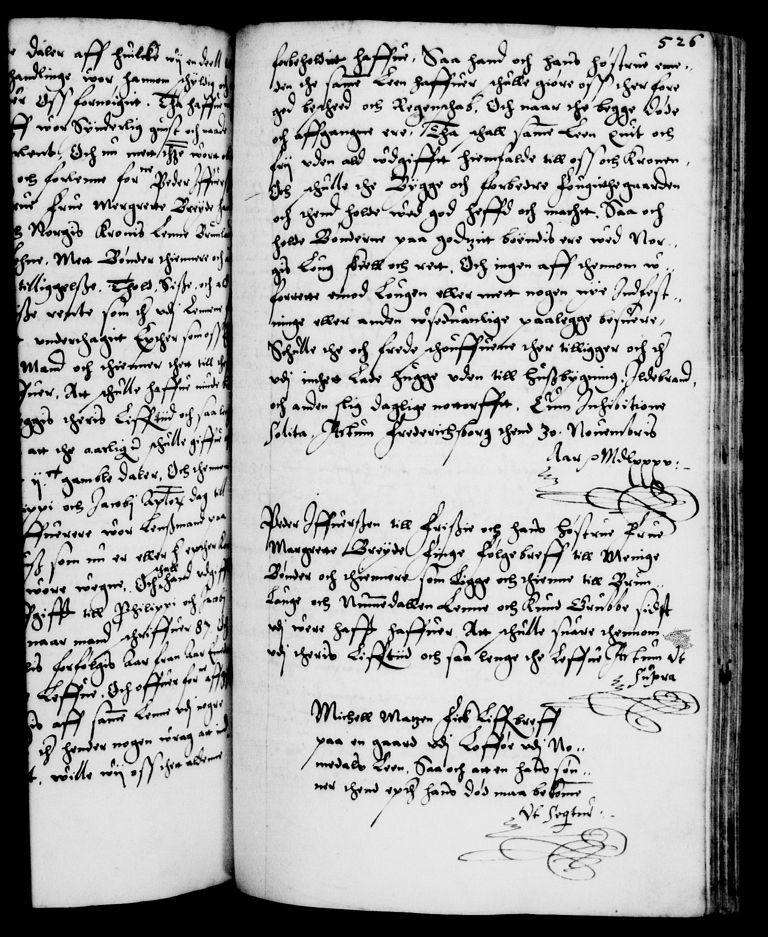 Danske Kanselli 1572-1799, RA/EA-3023/F/Fc/Fca/Fcaa/L0001: Norske registre (mikrofilm), 1572-1588, p. 526a