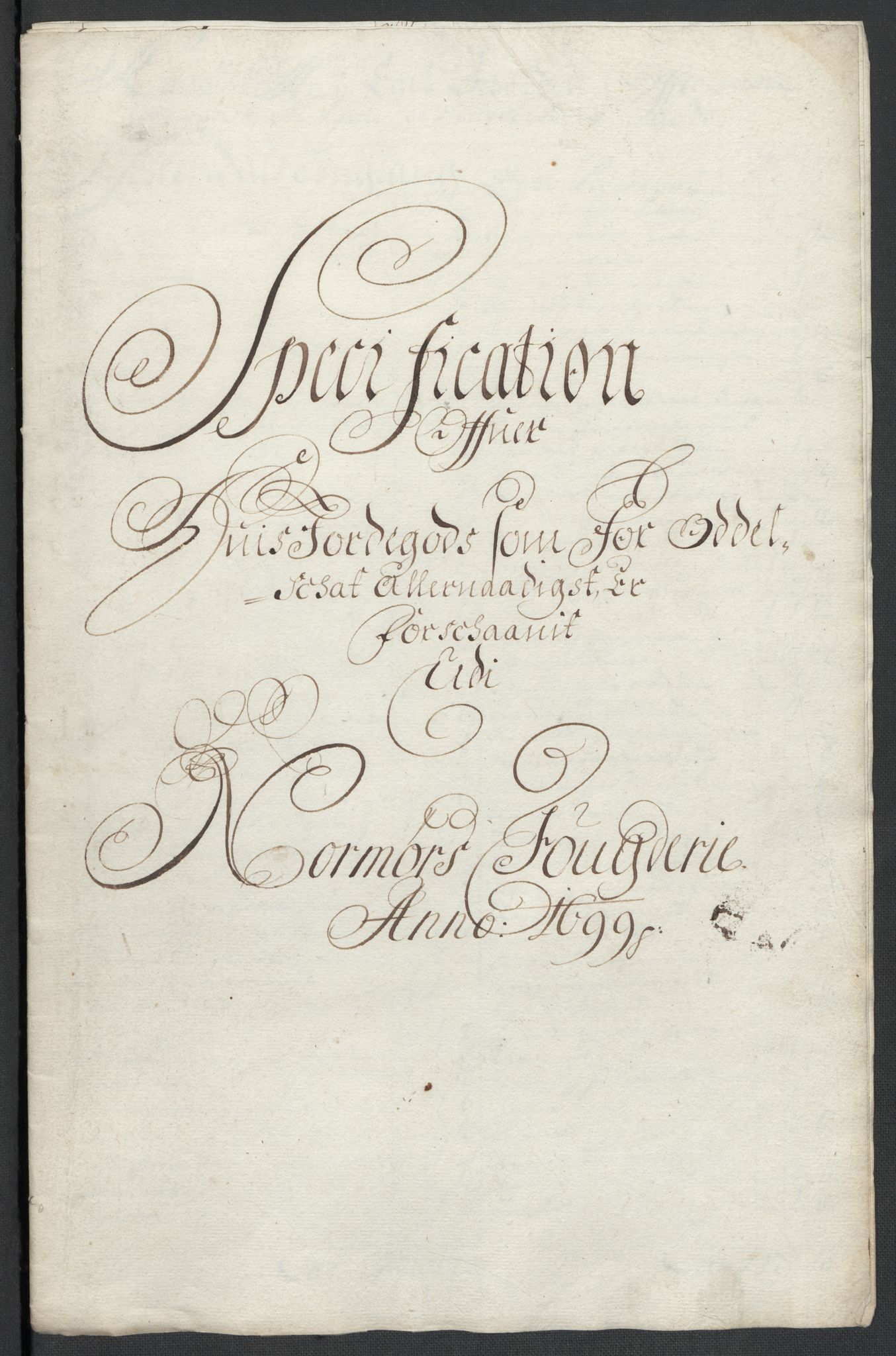 Rentekammeret inntil 1814, Reviderte regnskaper, Fogderegnskap, AV/RA-EA-4092/R56/L3738: Fogderegnskap Nordmøre, 1699, p. 132