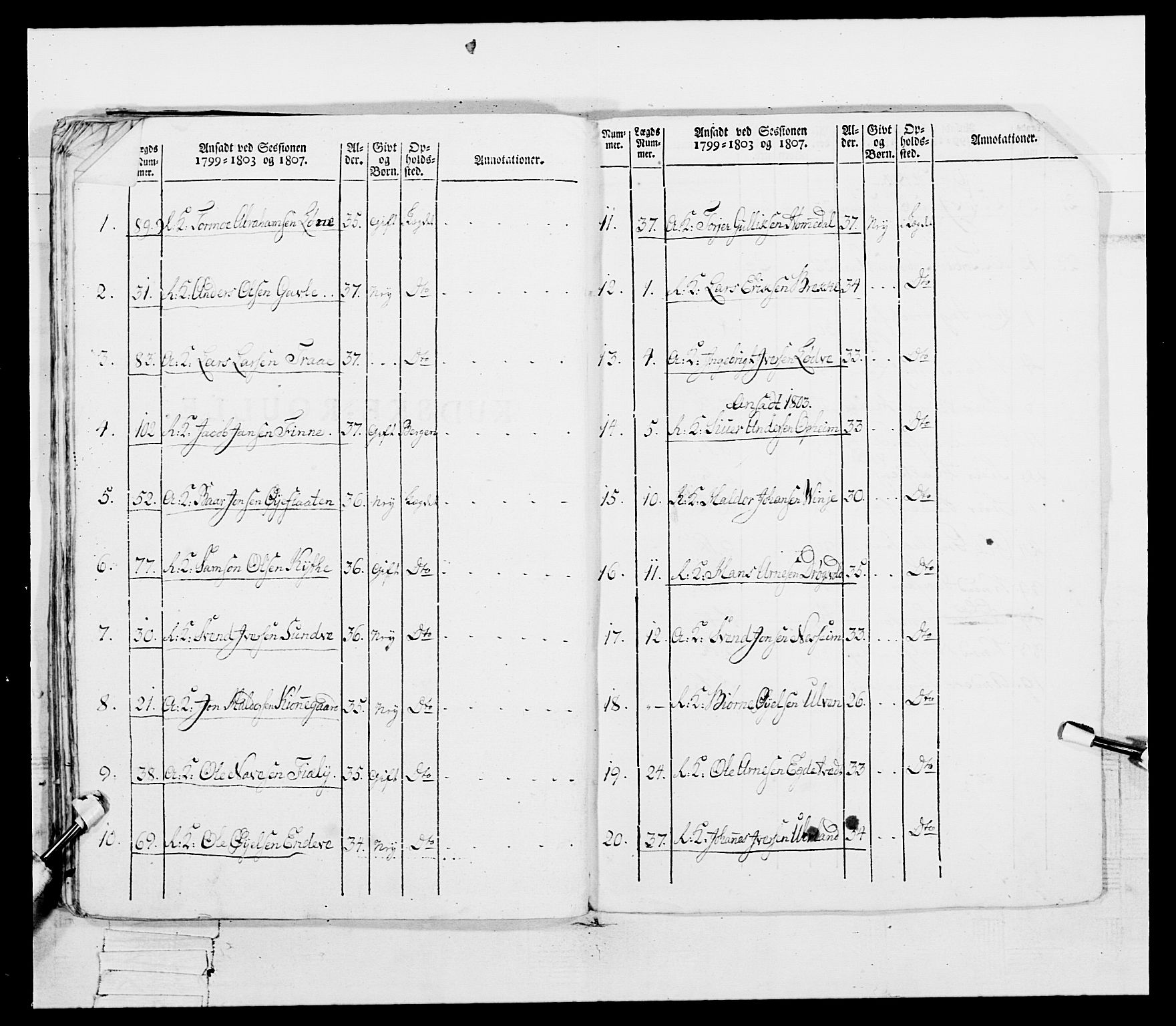 Generalitets- og kommissariatskollegiet, Det kongelige norske kommissariatskollegium, RA/EA-5420/E/Eh/L0097: Bergenhusiske nasjonale infanteriregiment, 1803-1807, p. 275