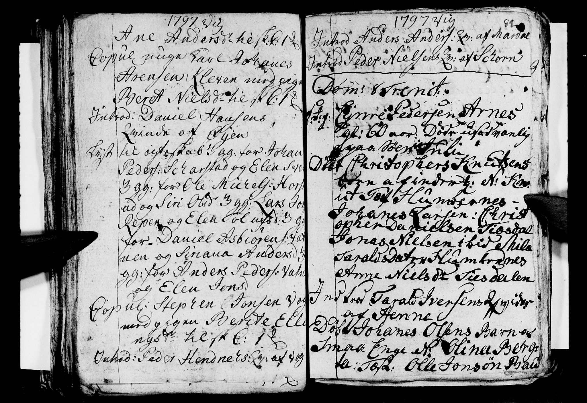 Ministerialprotokoller, klokkerbøker og fødselsregistre - Nordland, AV/SAT-A-1459/812/L0184: Parish register (copy) no. 812C02, 1793-1809, p. 81