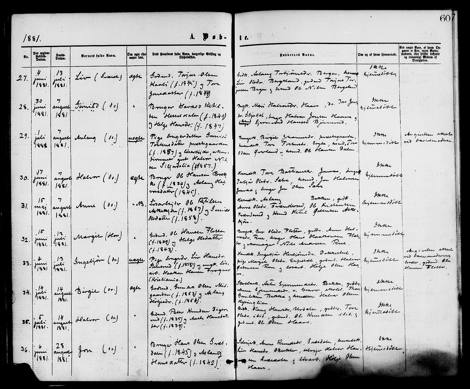 Gransherad kirkebøker, SAKO/A-267/F/Fa/L0004: Parish register (official) no. I 4, 1871-1886, p. 60