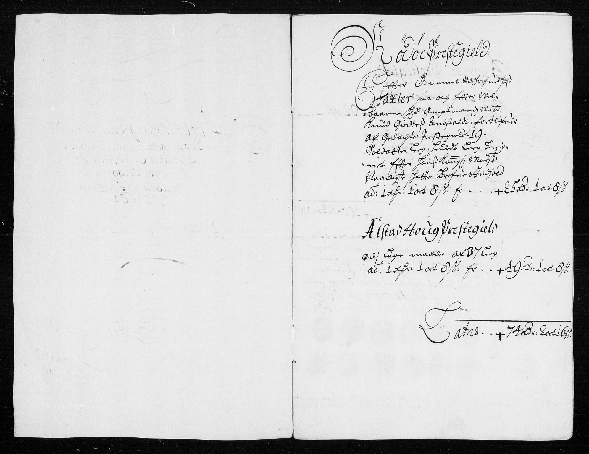 Rentekammeret inntil 1814, Reviderte regnskaper, Stiftamtstueregnskaper, Trondheim stiftamt og Nordland amt, AV/RA-EA-6044/R/Rh/L0008: Nordland amt, 1681