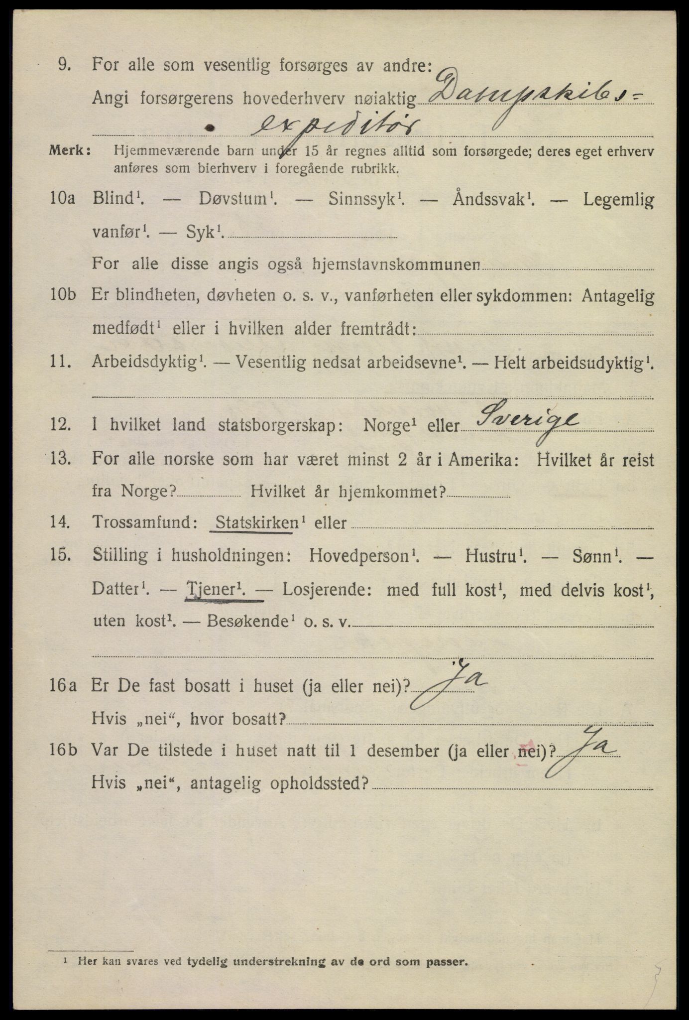 SAKO, 1920 census for Sandefjord, 1920, p. 12051