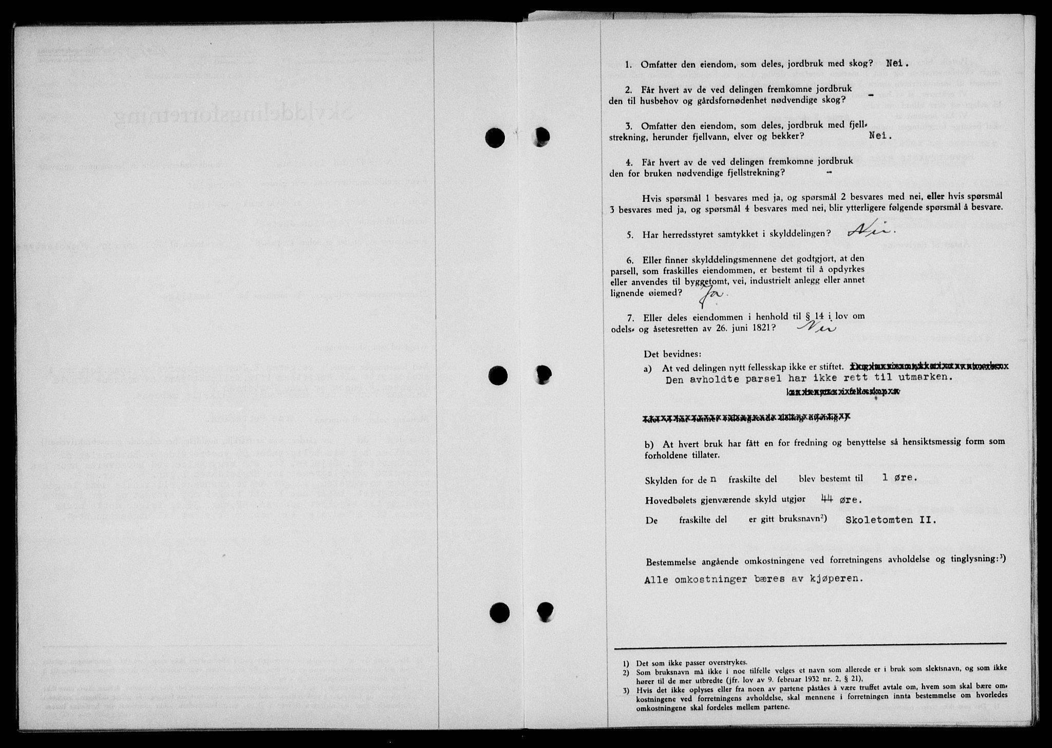 Lofoten sorenskriveri, SAT/A-0017/1/2/2C/L0002a: Mortgage book no. 2a, 1937-1937, Diary no: : 1651/1937