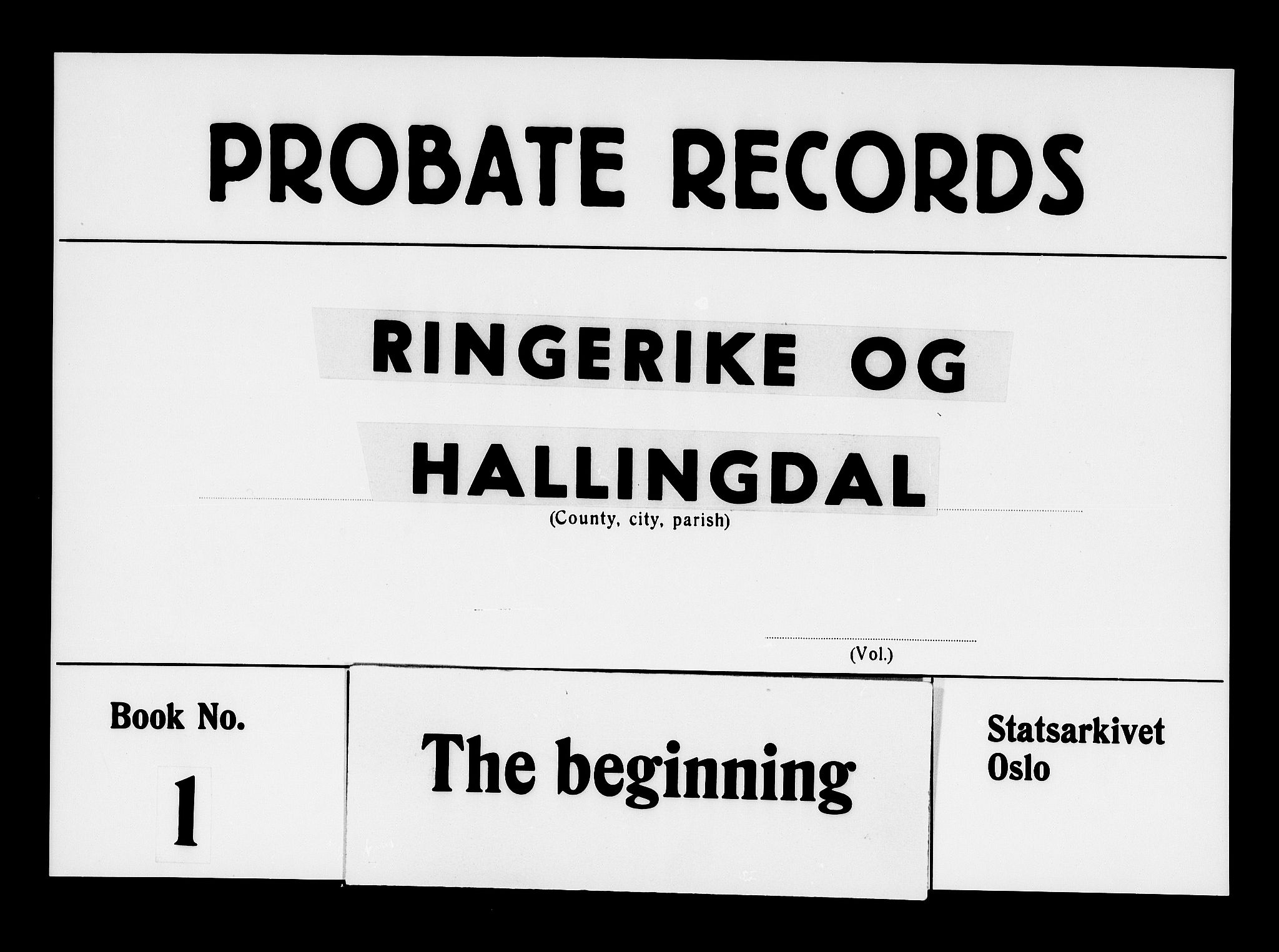 Ringerike og Hallingdal sorenskriveri, AV/SAKO-A-81/H/Ha/L0001: Skifteprotokoll, 1671-1699